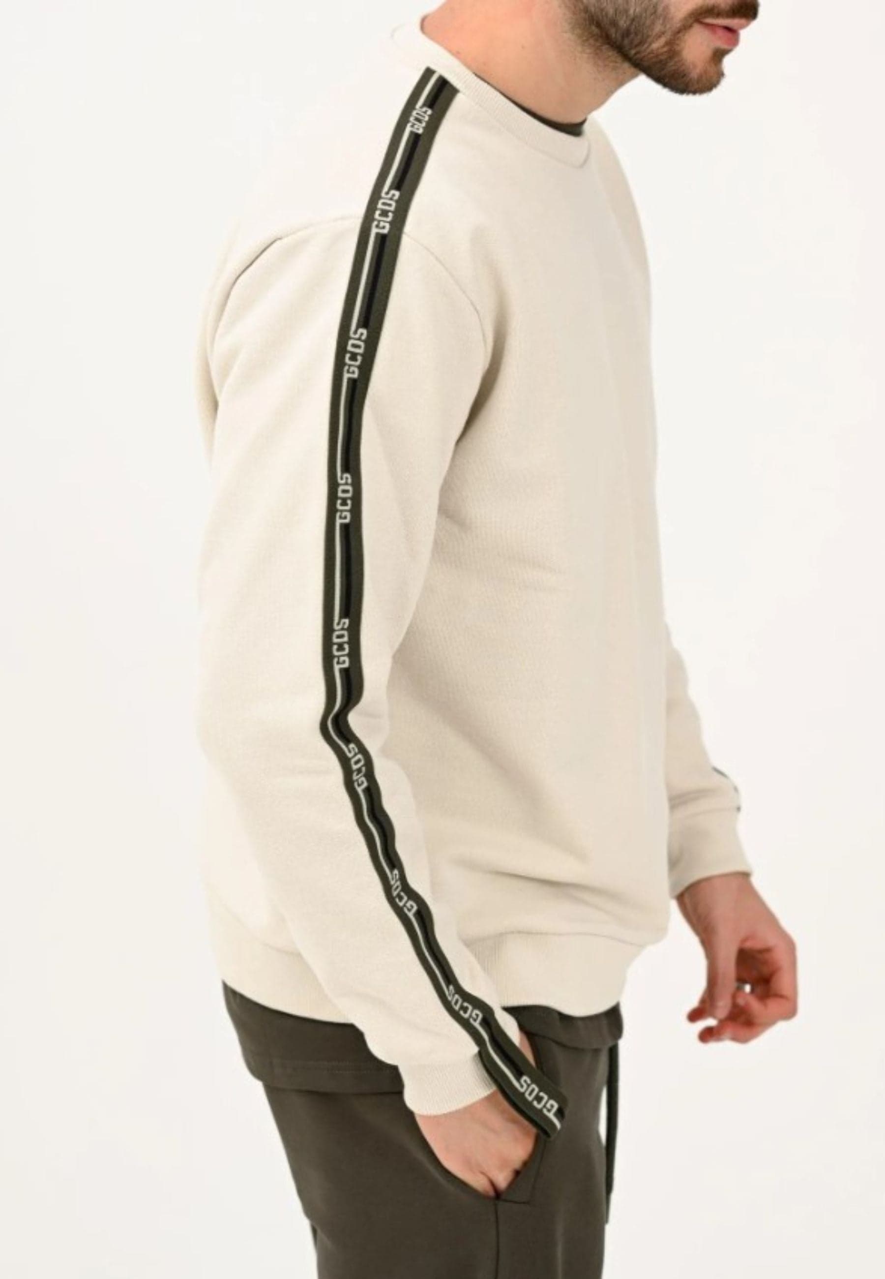 GCDS FELPA LOGO TAPE CREWNECK da uomo in Felpe senza cappuccio Drestige - Casamassima, commercioVirtuoso.it