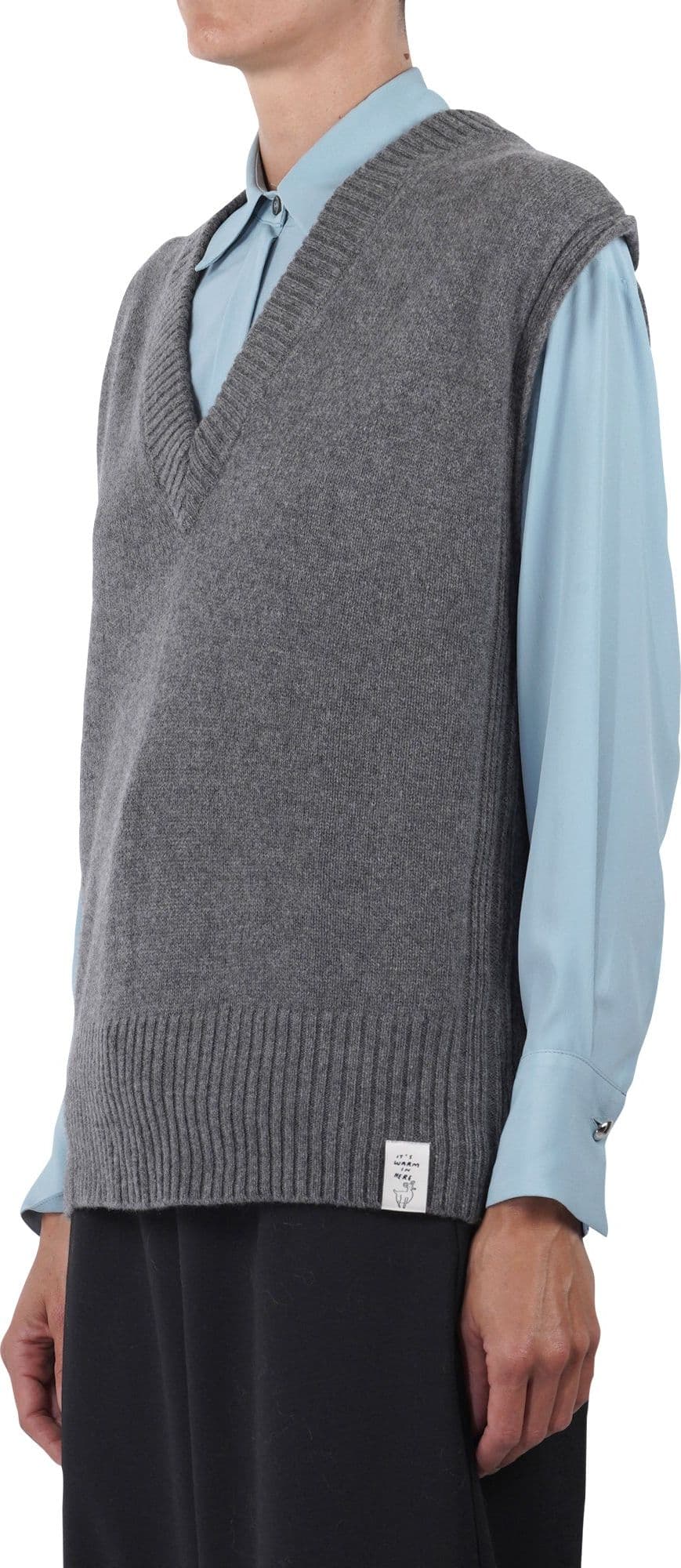 OTTOD'AME Ottod'ame - Gilet - 461362 - Grigio da donna in Gilet Drestige - Casamassima, commercioVirtuoso.it