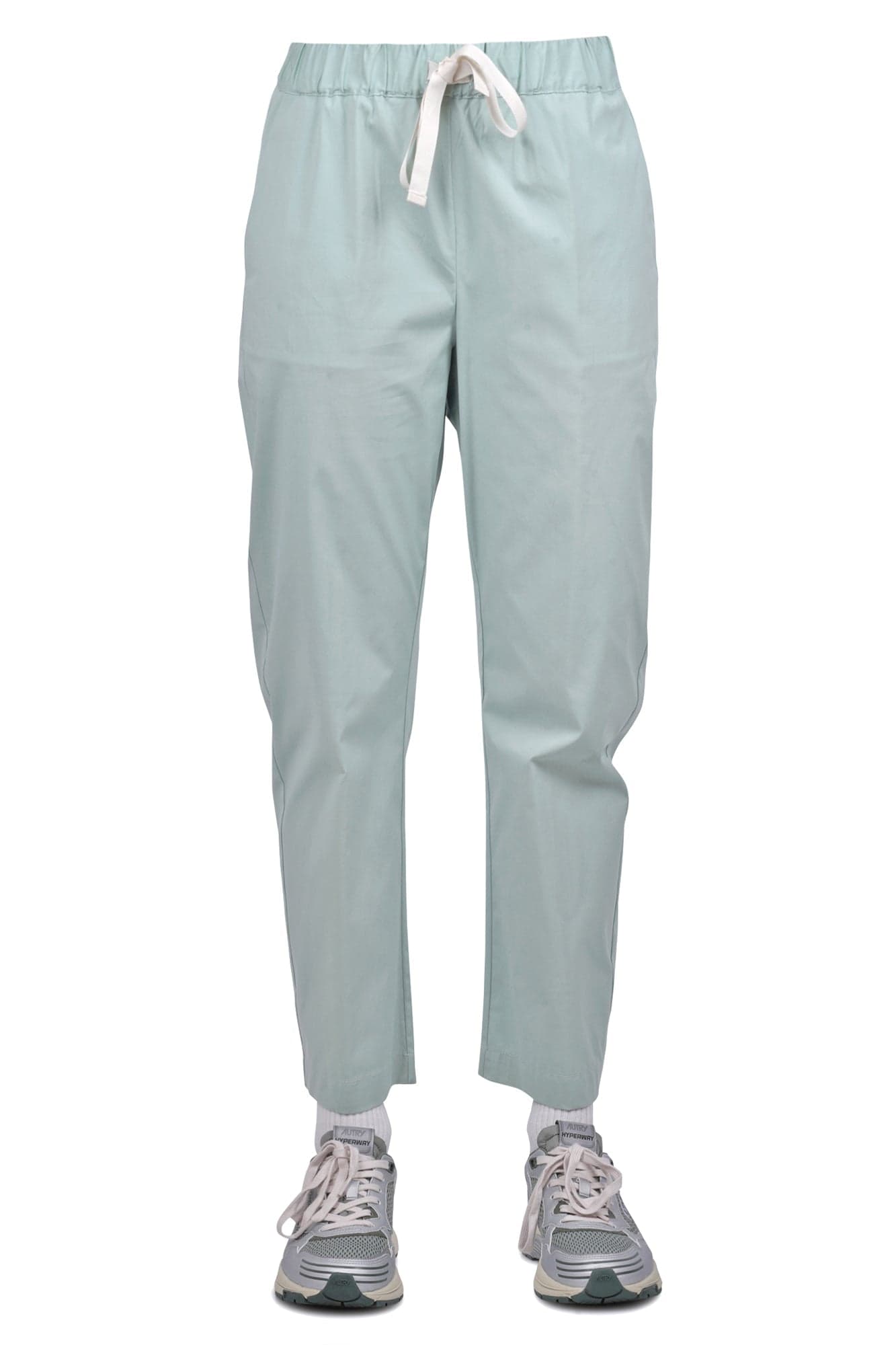 Semi-Couture Semi Couture - Pantalone - 470948 - Verde acqua da donna in Pantaloni Drestige - Casamassima, commercioVirtuoso.it