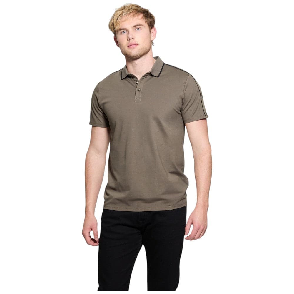 Guess polo marrone logo 4G M4YP40 KARS0 A10U