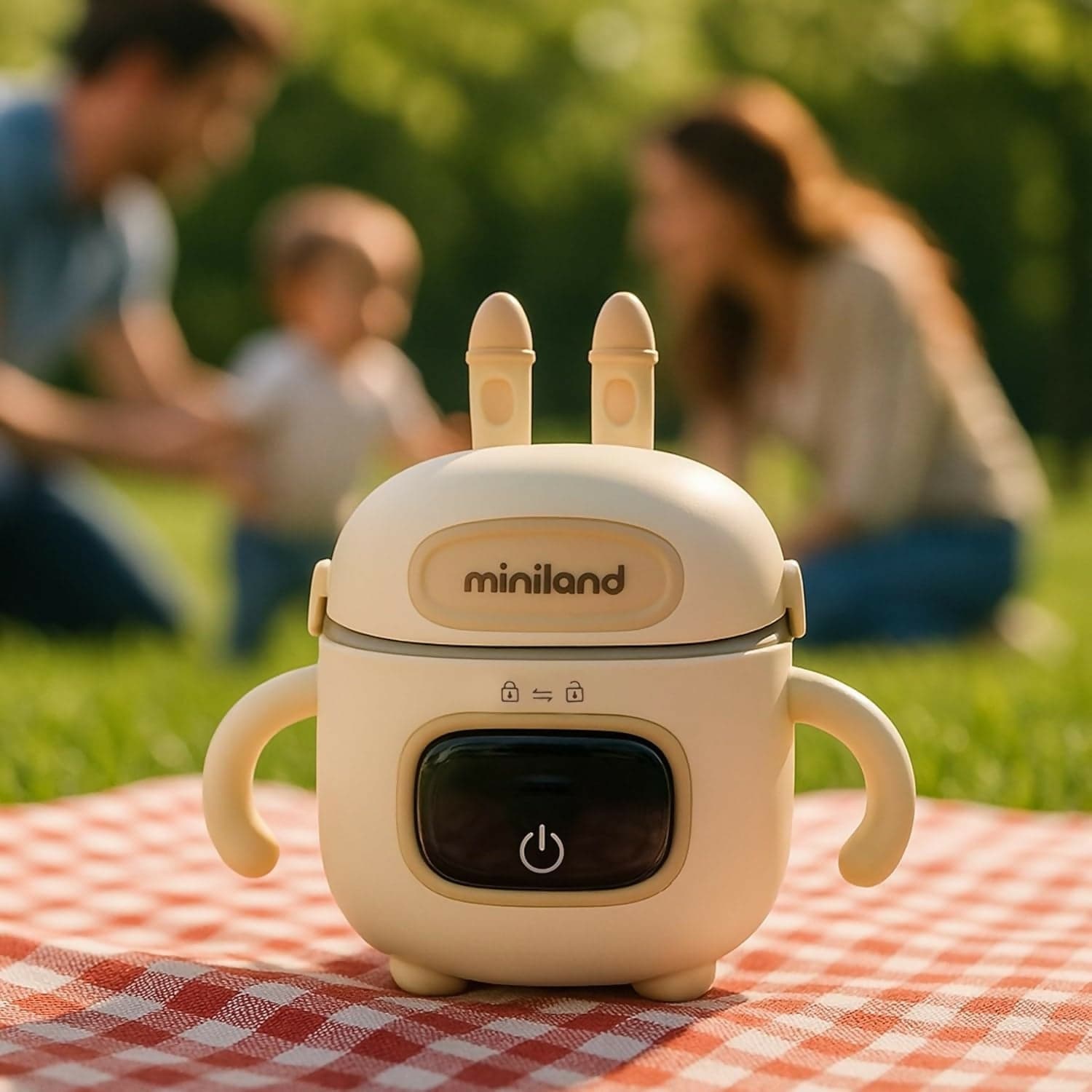 MINILAND Warmy Food On The Go - Scalda Pappa Portatile da Viaggio e Scaldavivande, Kit Svezzamento, Display LED - Riscalda Pappe portatile, leggero e compatto, batteria ricaricabile, ventosa antiscivolo, forchetta e cucchiaio inclusi in Scaldabiberon e cuocipappa Sanitaria Gioia del Bimbo - Villa San Giovanni, commercioVirtuoso.it