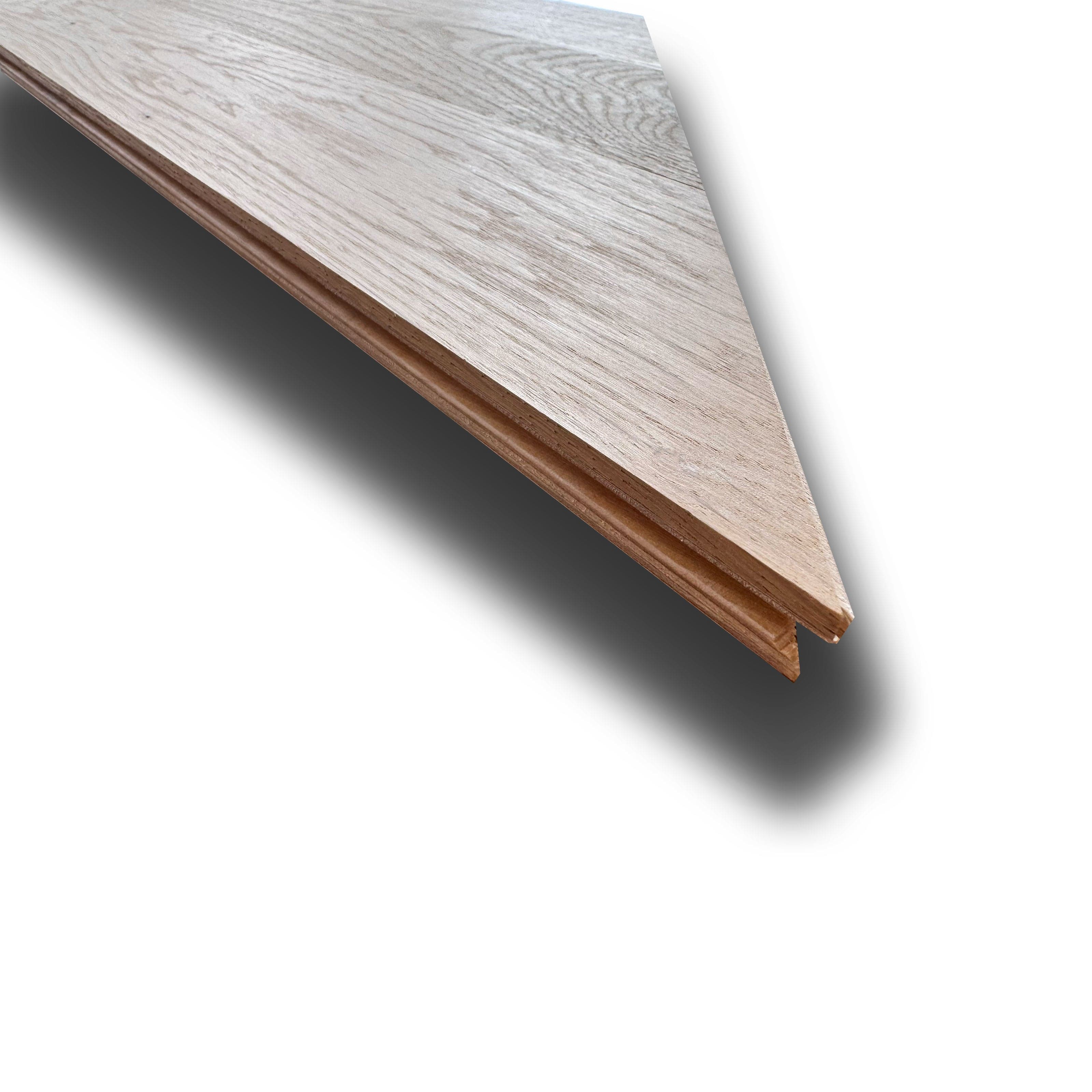 €39,99MQ *MEGA STOCK* Lotto da 108mq di Parquet Rovere Prefinito Spina Ungherese (prelevigato grezzo)   15,5x90x800mm (4mm nobile) - Eternal Parquet
