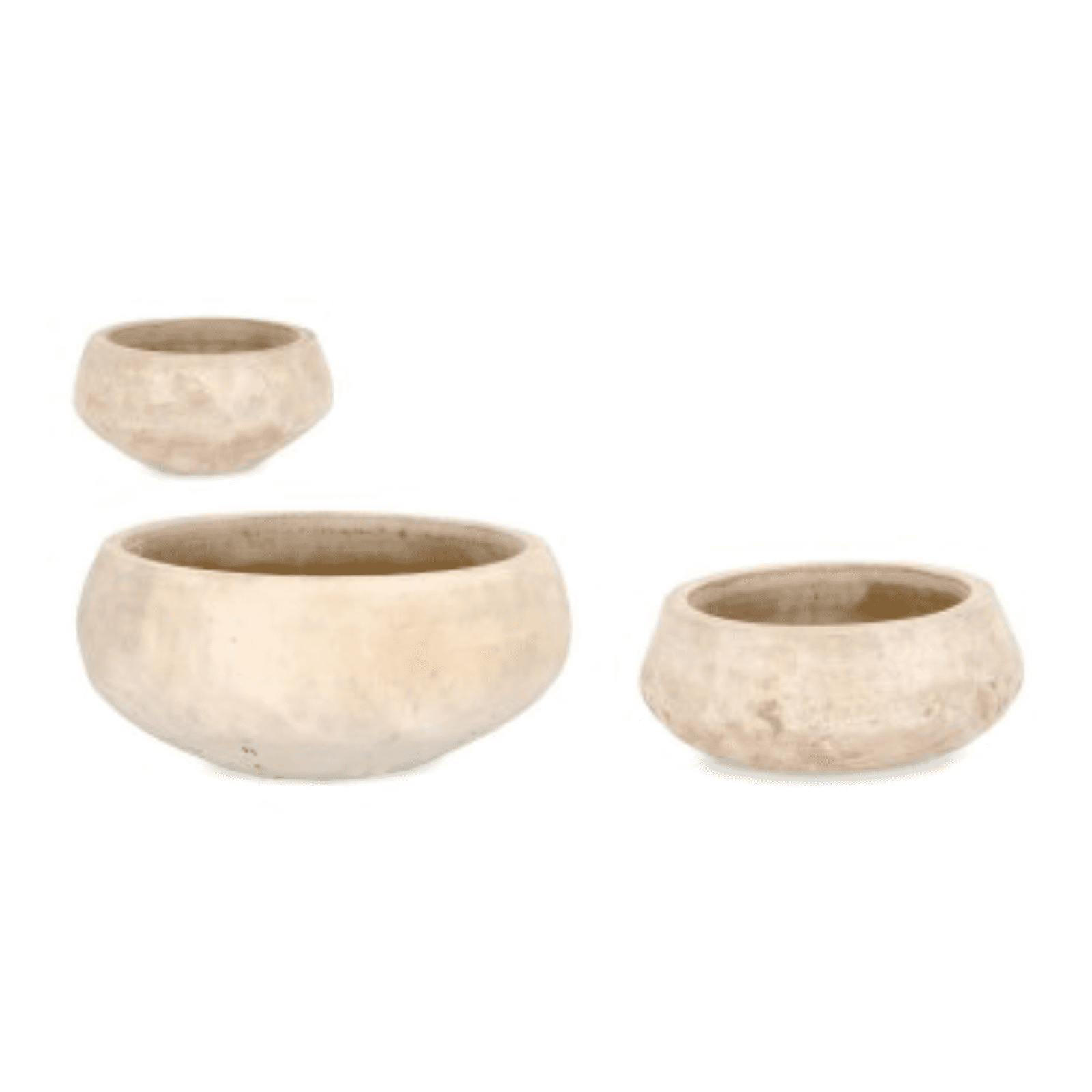 Set 3 PortaVaso Minh Ciotola Terracotta per uso esterno. - 3