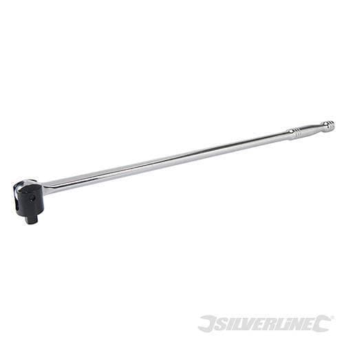 Chiave Silverline testa pieghevole angolo regolabile in acciaio 600 mm silverline