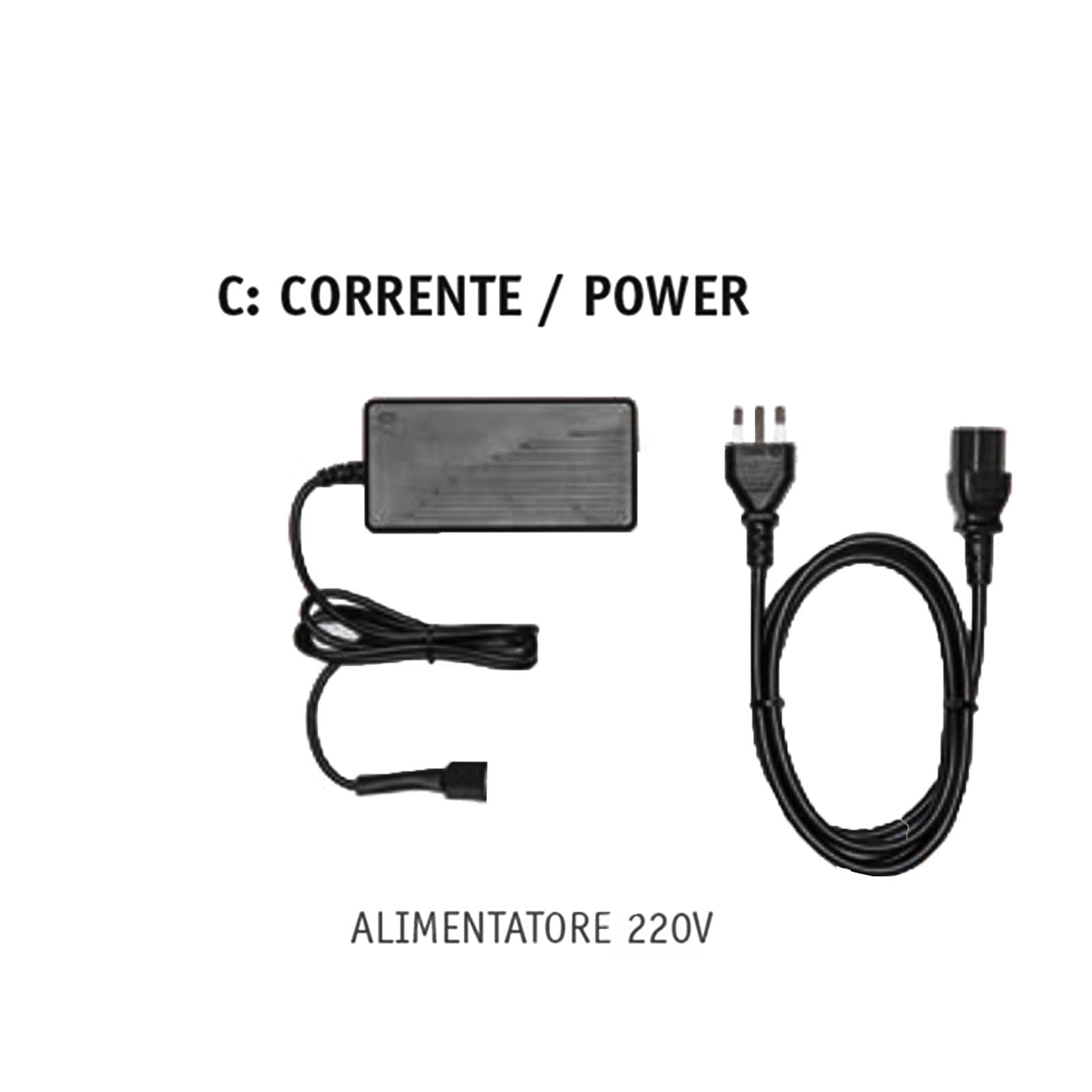 Kit luci per ombrellone a palo laterale Scolaro pe esterno e giardino (Made In Italy) - 6