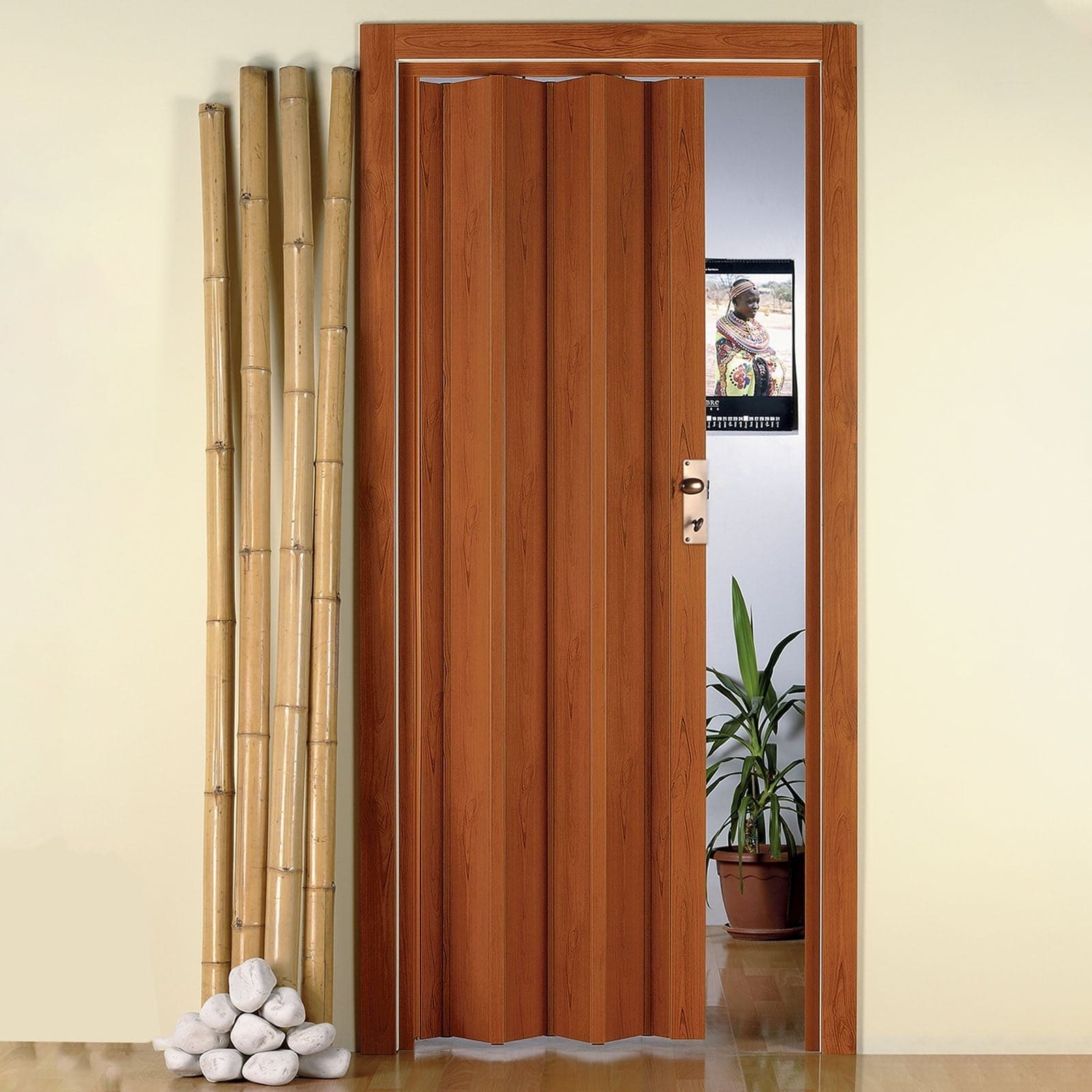 Porta a soffietto "Luciana" da Interno 88,5 x h 214 cm in PVC "Made in Italy" - 15