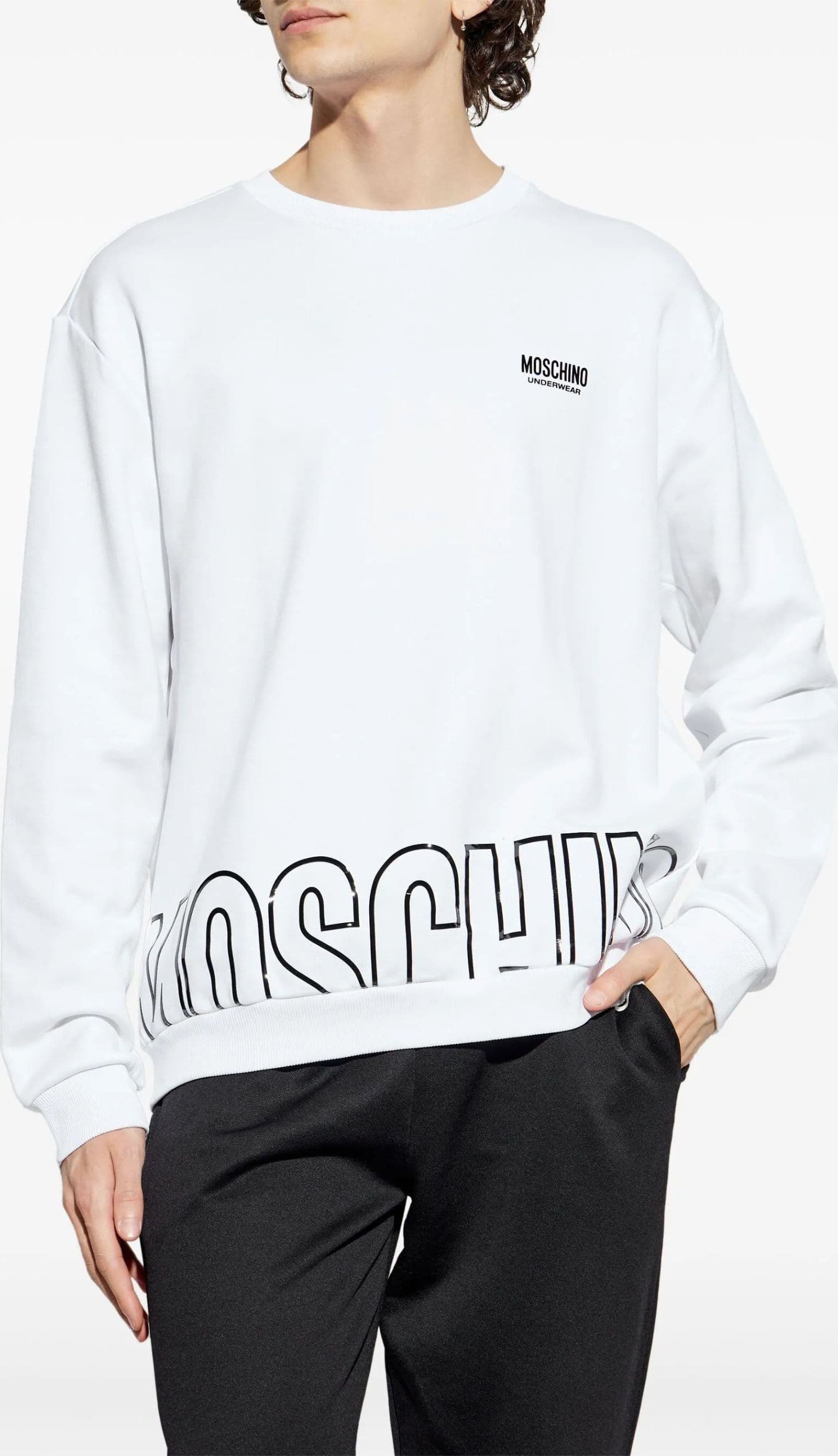 moschino FELPA MOSCHINO UNDERWEAR da uomo in Felpe senza cappuccio Drestige - Casamassima, commercioVirtuoso.it