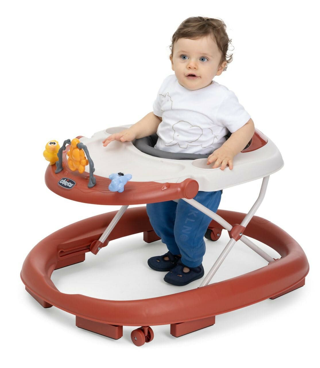 CHICCO Girello Walky Talky Lite, 6 m+ RED rosso o GREY grigio - Girello per Bambini Bambine Pieghevole Colorato con giochi in Girelli Sanitaria Gioia del Bimbo - Villa San Giovanni, commercioVirtuoso.it