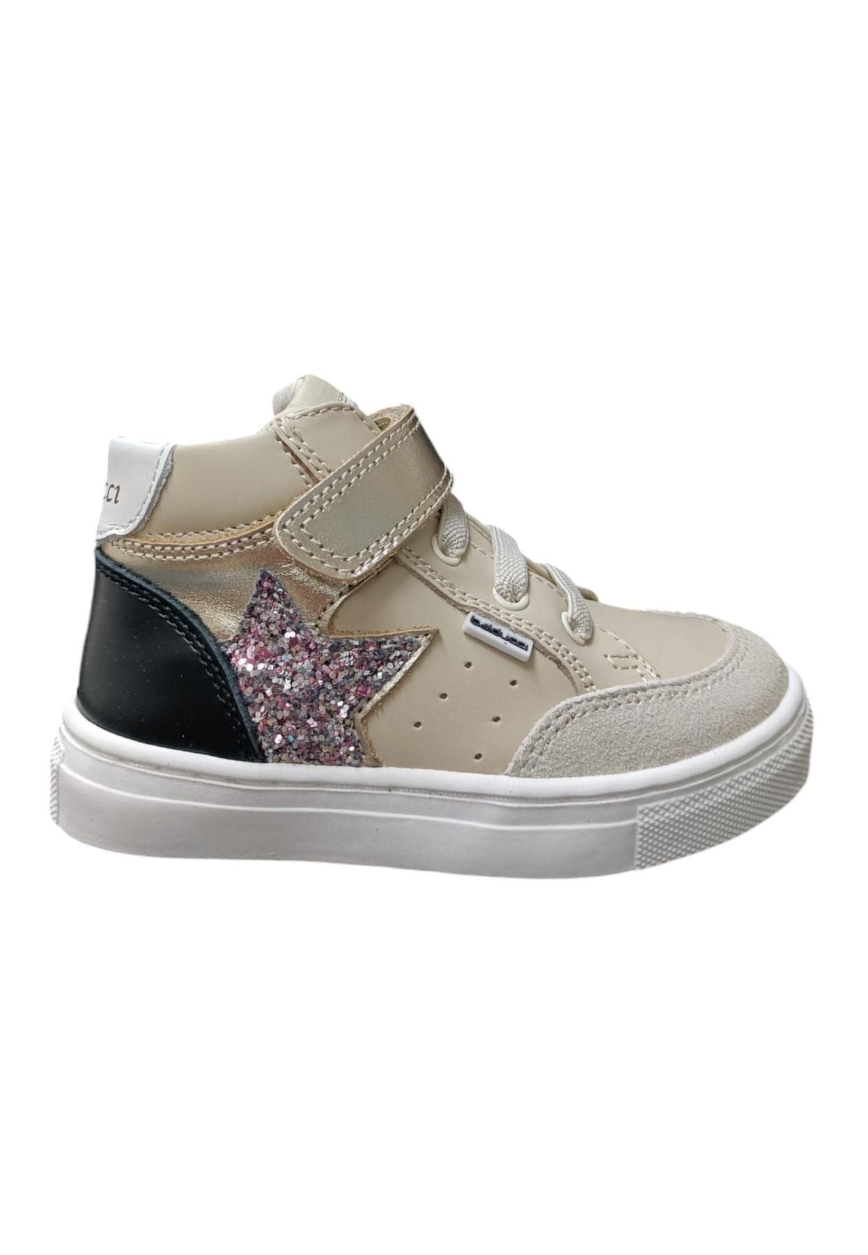 Scarpe sneakers Bambine e ragazze balducci BUTTER  beige-oro-nero-multicolor laccio elastico e velcro - 6