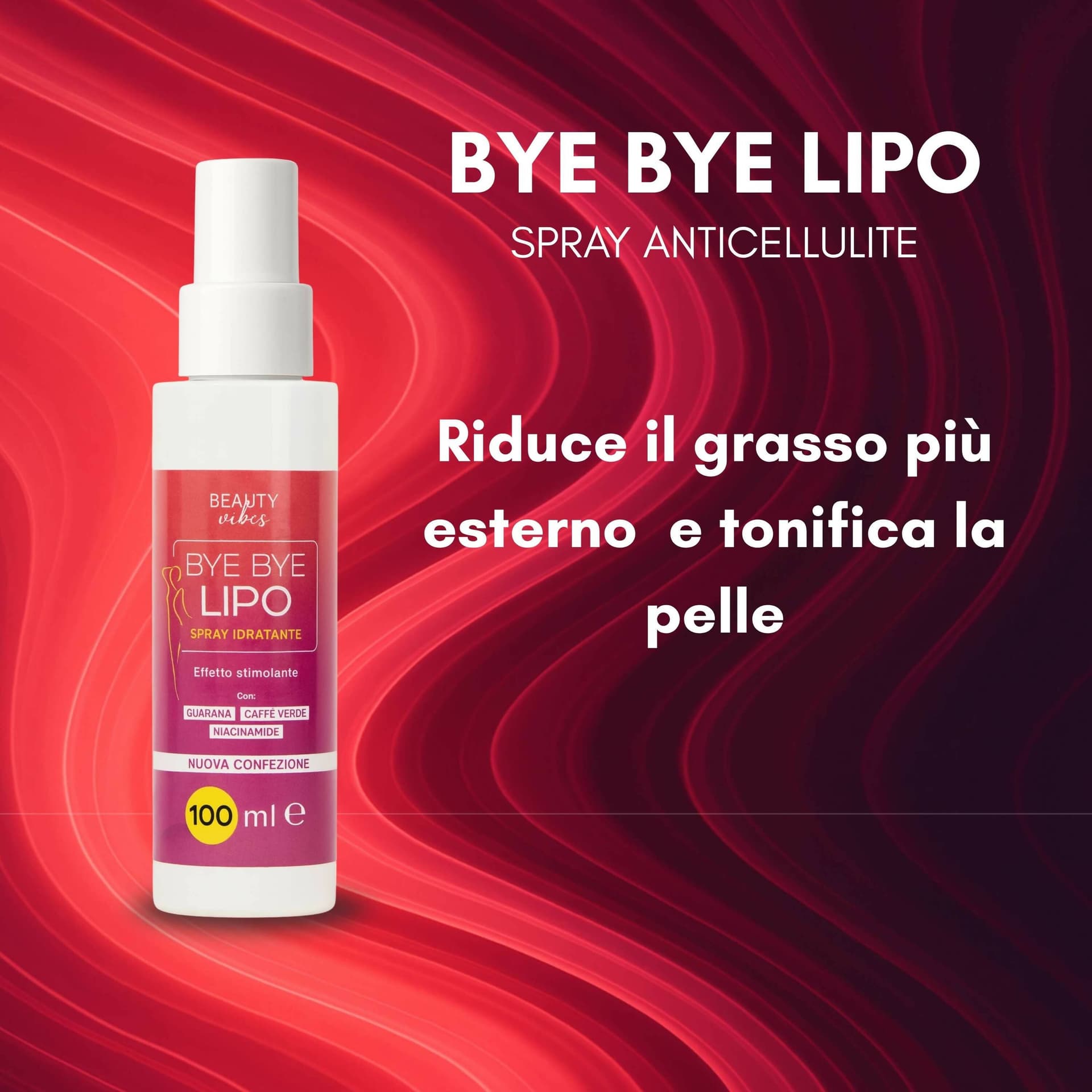 Spray Anticellulite 100ml – Riduce Grasso Localizzato, Tonifica e Rassoda – Con Guaranà, Caffè Verde e Niacinamide – Facile da Applicare – Bye Bye Lipo AlohaLabs in Rassodanti e tonificanti per il corpo BasketGuru Italia - Palermo, commercioVirtuoso.it