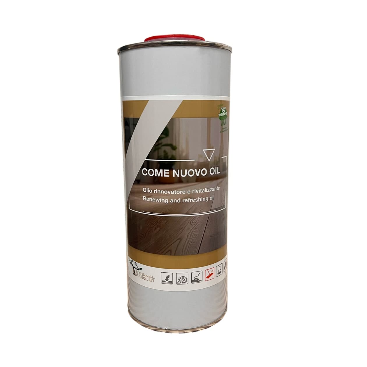 il #n1 - COME NUOVO OIL - Olio INTERNO / ESTERNO per parquet - manutenzione senza rischio, a base di oli vegetali e cere pregiate - Di Eternal Parquet - 6