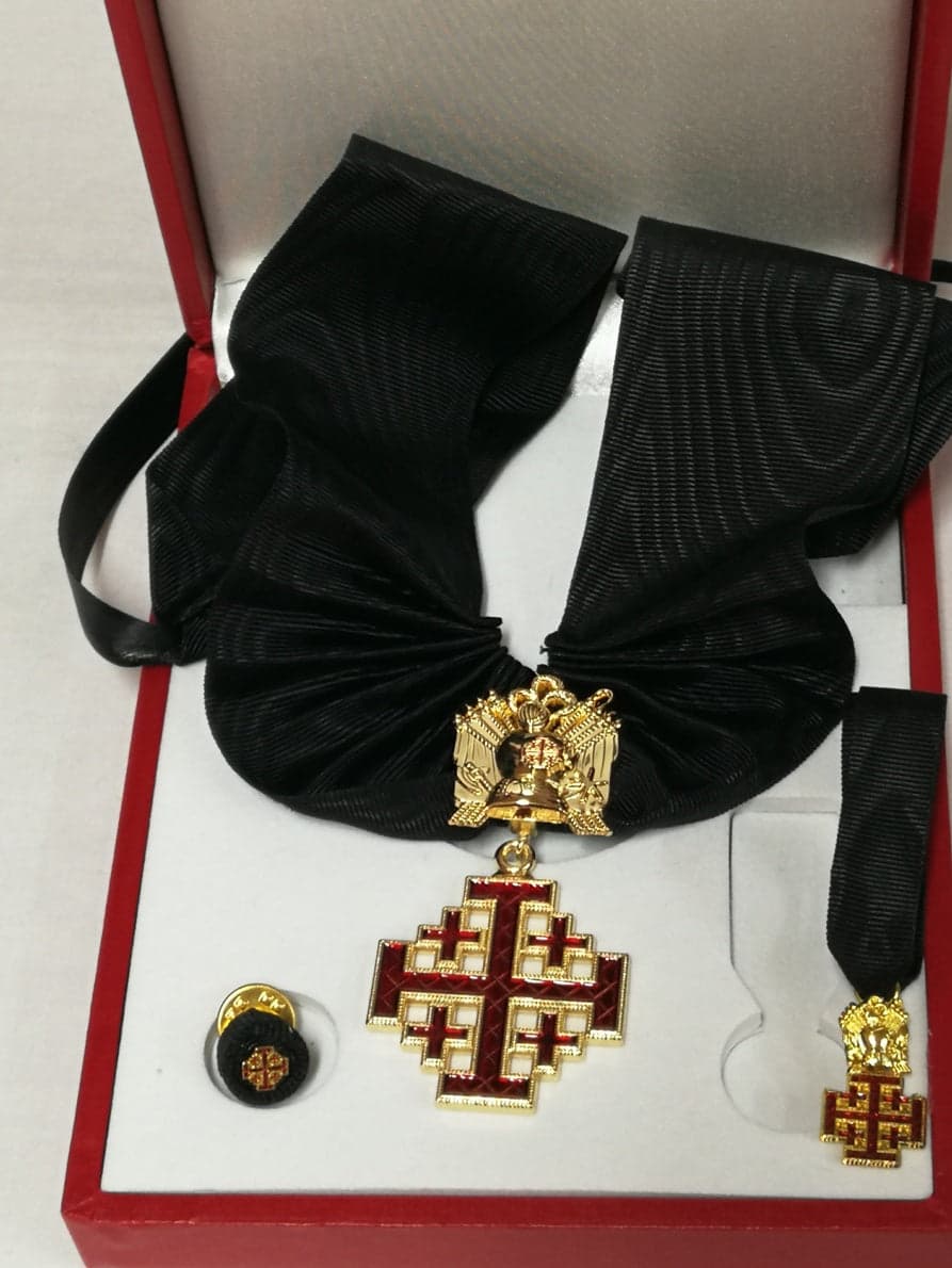 Kit collare Ordine Equestre del Santo Sepolcro di Gerusalemme in Collari standard Il Distintivo - Pesaro, commercioVirtuoso.it