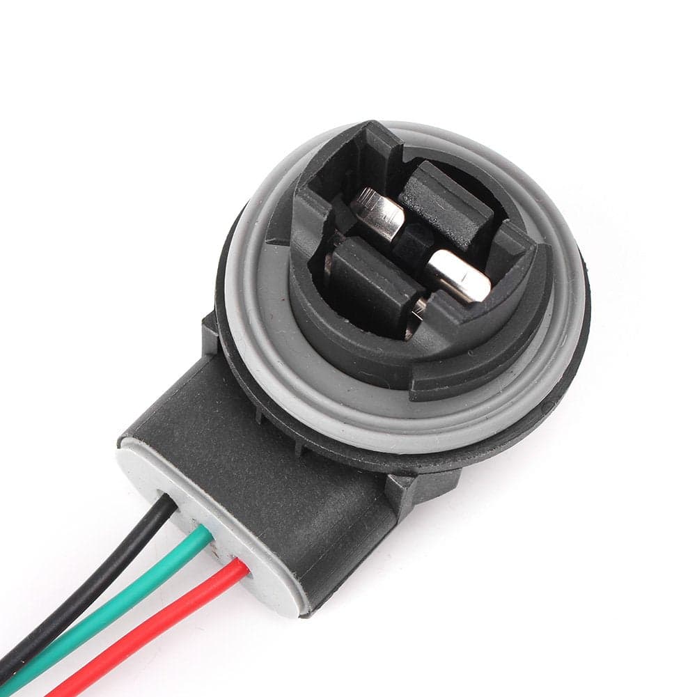 Portalampada S25 3157 W21/5 12V Per Auto Ricambio Compatibile Con Cablaggio in Portalampadine Solgeny - Besate, commercioVirtuoso.it