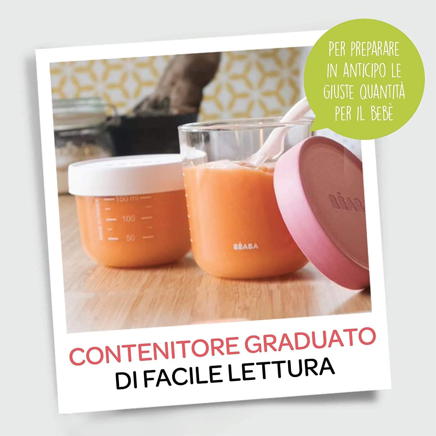 Contenitore Graduato per Alimenti Bèaba Vetro in Set di contenitori per alimenti La Casa Del Bebè - Napoli, commercioVirtuoso.it