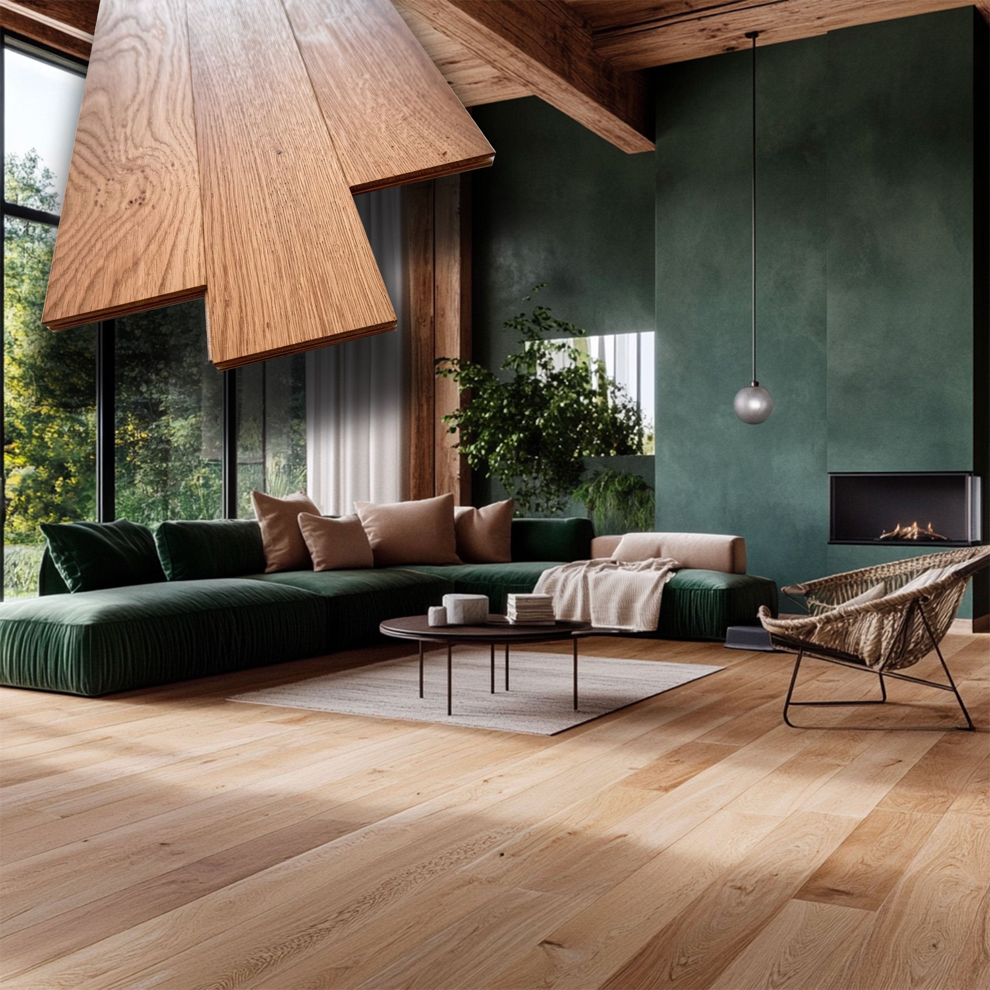 €28,99MQ *MEGA STOCK* Lotto da 88mq di Listone prefinito ROVERE OLIO GLOW FINISH bisell. 10x90x540mm (4mm nobile) (ANCHE SPINA ITALIANA)
