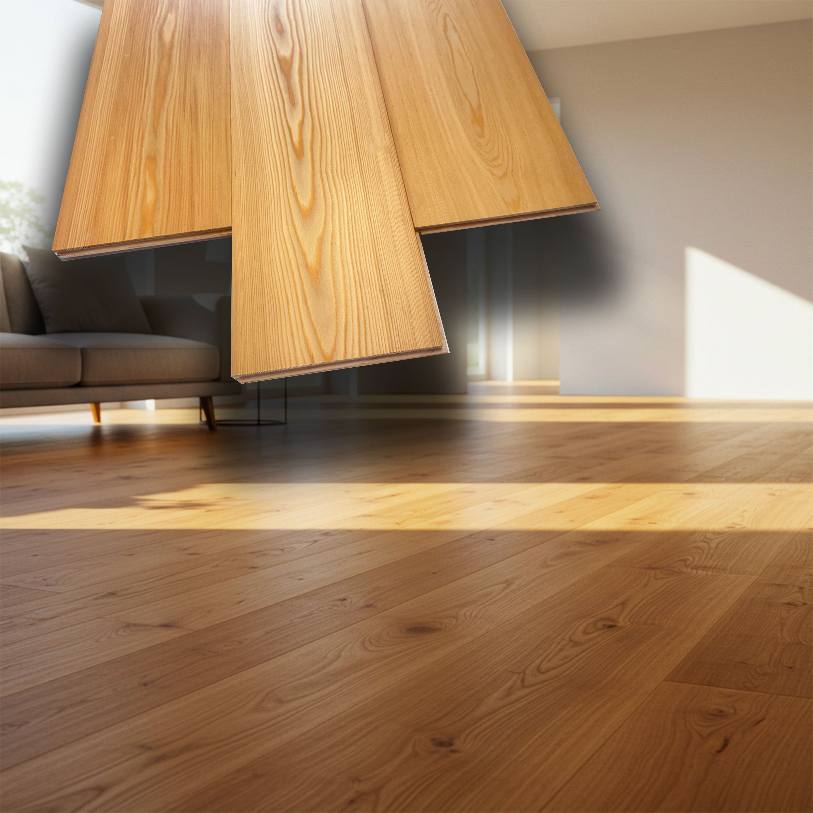 €29,99MQ *MEGA STOCK* Lotto da 53mq di Listone prefinito LARICE PRIMA - OLIATO 15,5x180x500/800mm (4mm nobile) Eternal Parquet