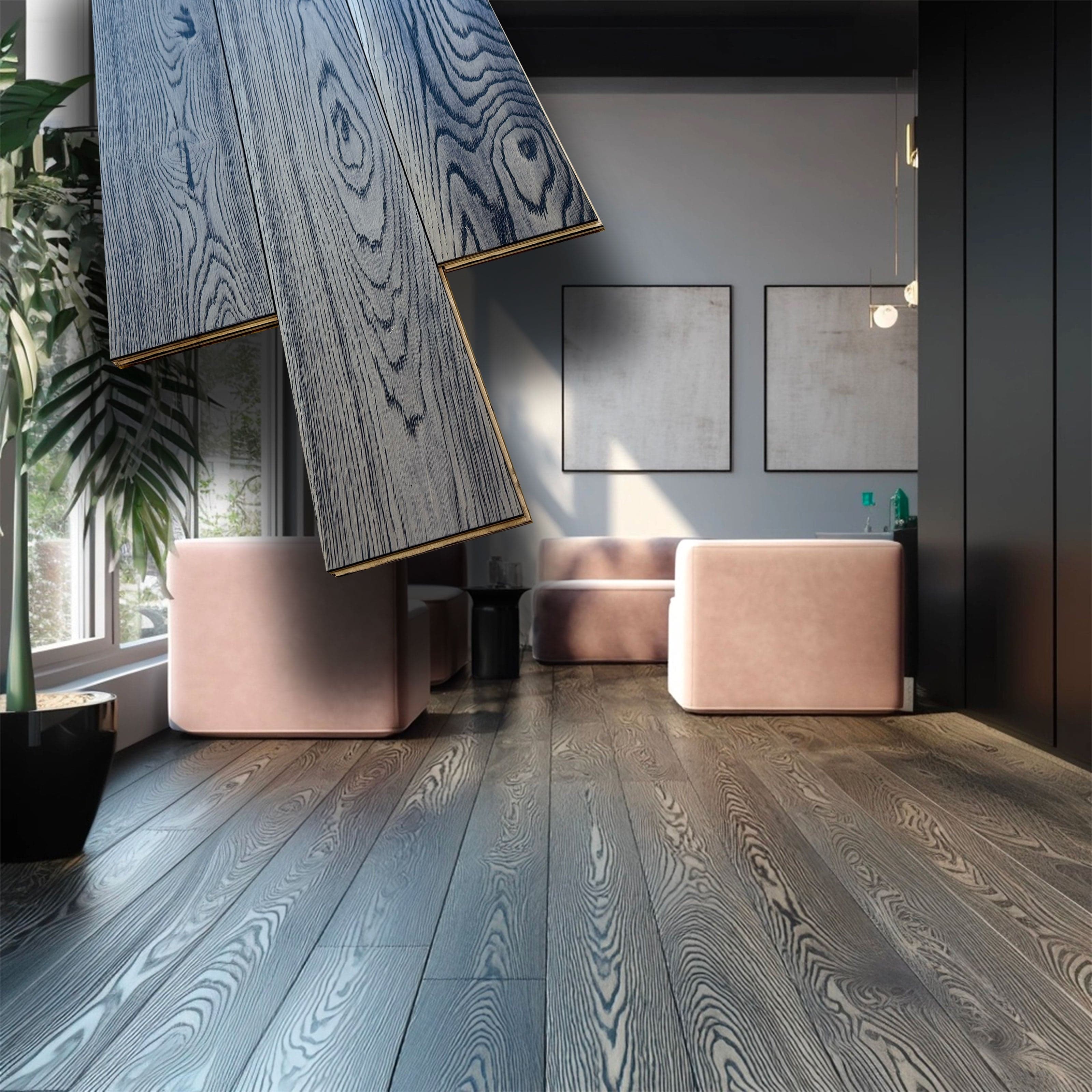 €34,99MQ *MEGA STOCK* Lotto da 59mq di Listone prefinito ROVERE PETRA Vern. bisell. Spazz. 17,5x180x600/2100mm (3 nobile)