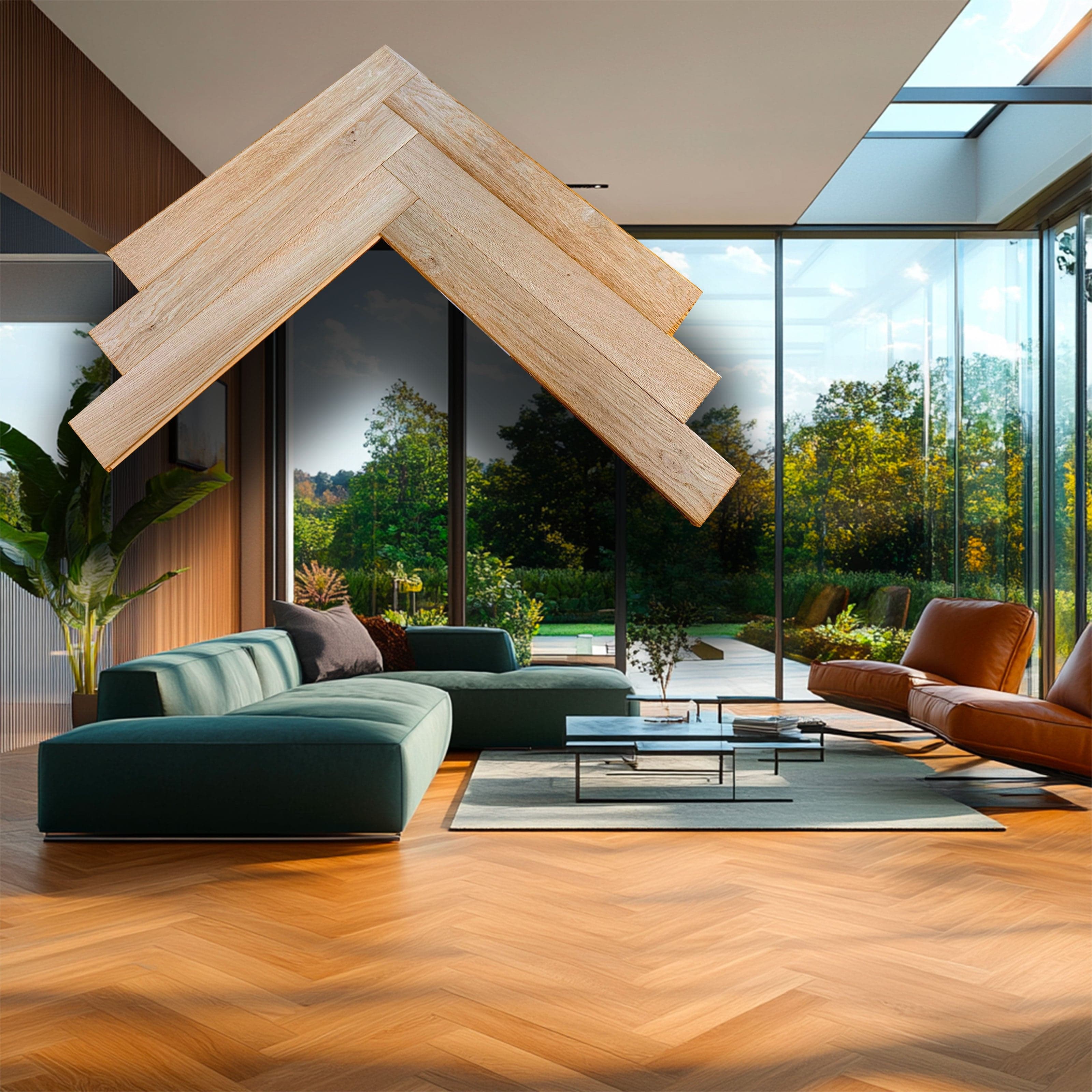 €29,99MQ *MEGA STOCK* Lotto da 47mq di prefinito ROVERE SPINA ITALIANA PRELEVIGATO bisell. 13x70x500mm (4 nobile) - Eternal Parquet