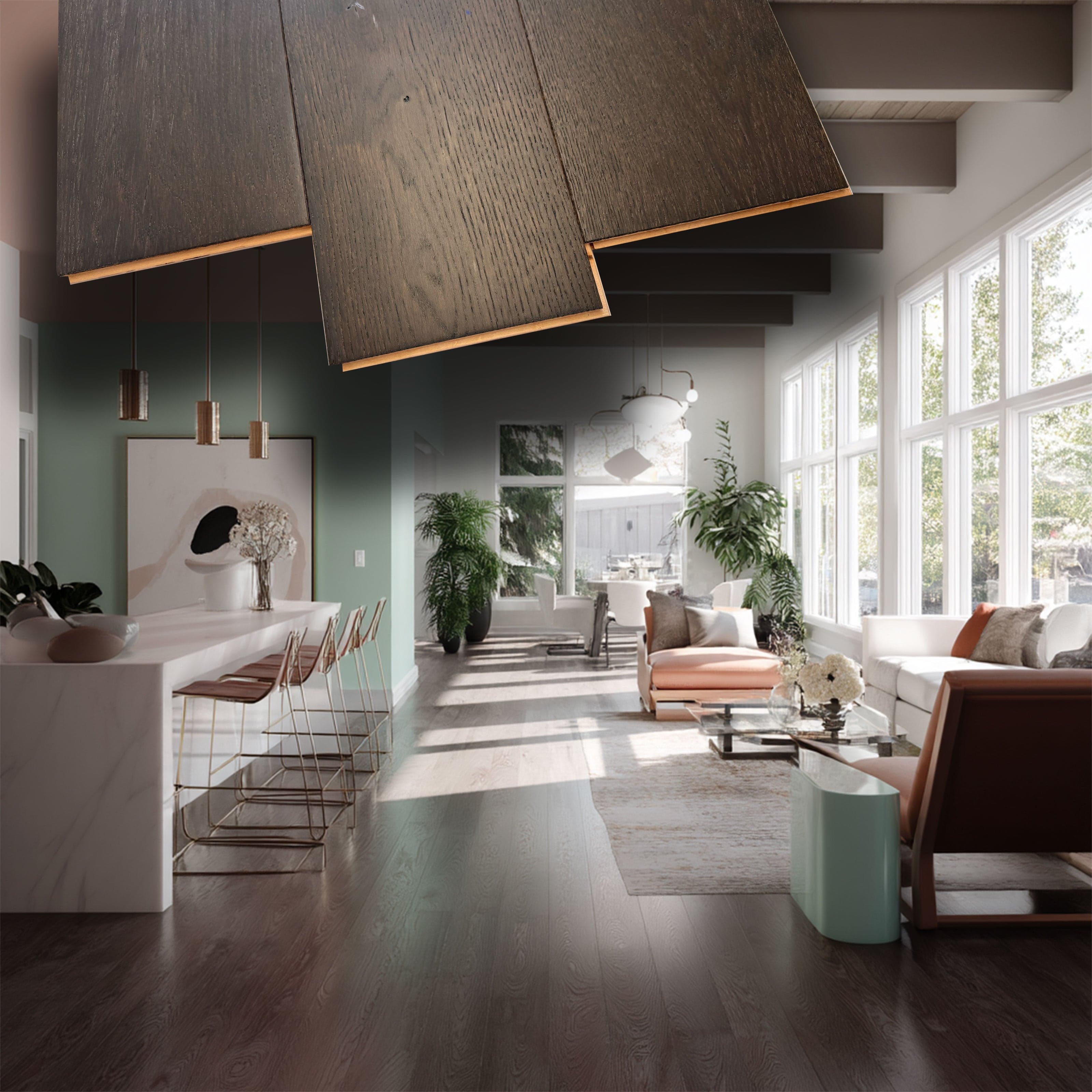 €29,99MQ *MEGA STOCK* Lotto da 63mq di Listone prefinito ROVERE Lambridge Vern. bisell. Spazz. 15,5x180x600/1800mm (4 nobile)