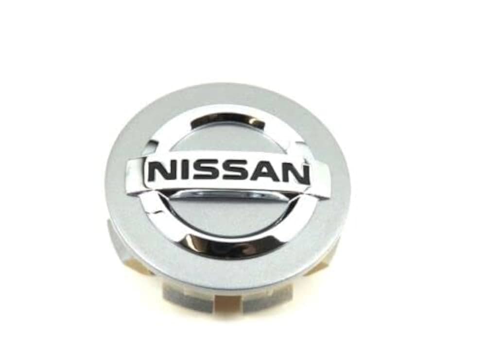 SET 4 Coprimozzo Tappi Nissan Juke Micra Navara Leaf 60mm Compatibile GRIGIO Cromato Borchie Ruote in Coprimozzi Solgeny - Besate, commercioVirtuoso.it