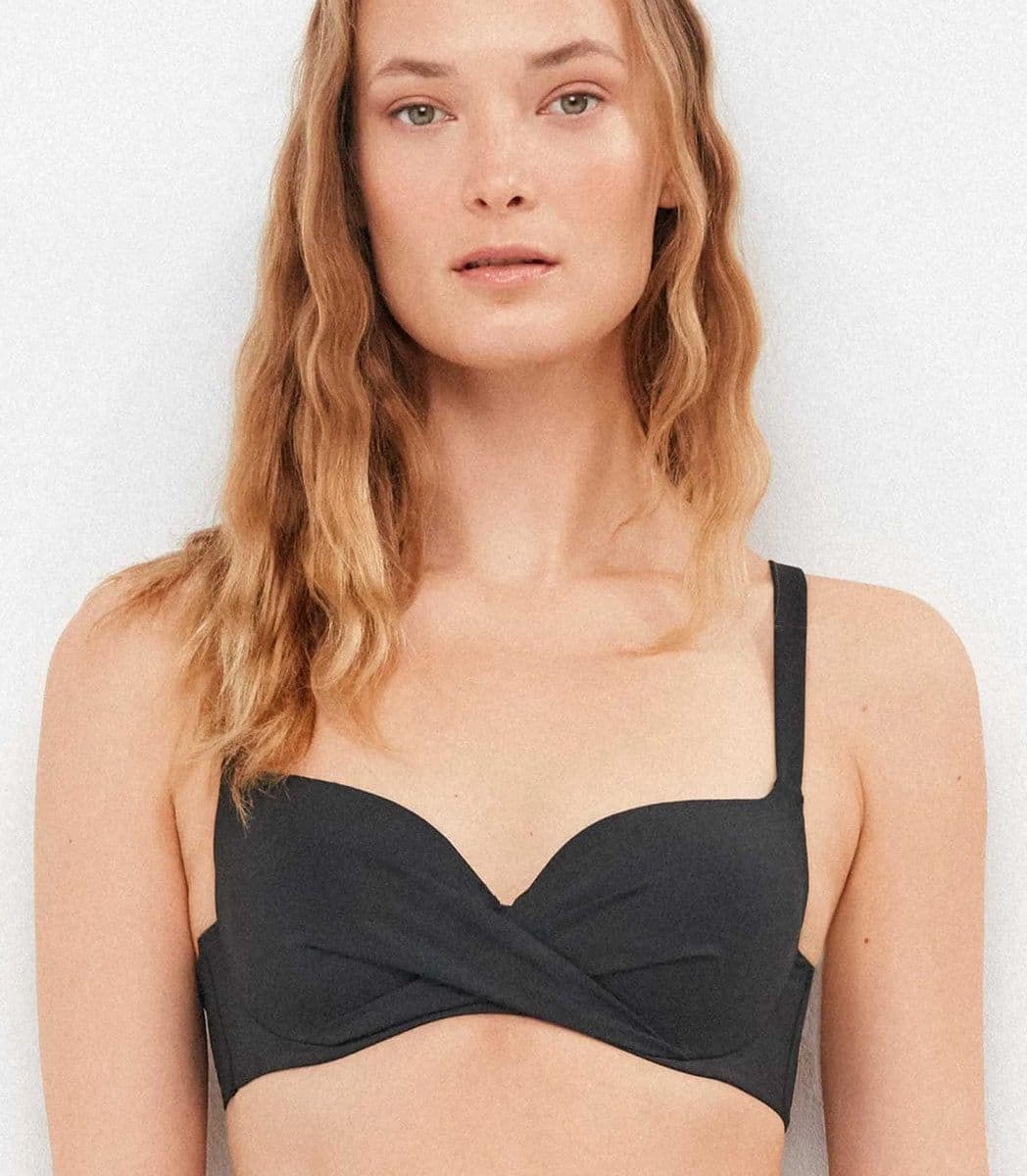 Costume Donna Gisela 2/30423TB Bikini Top Capiente Senza Ferretto con Incrocio Décolleté in Autocategorizzazione The King Luxury - San Marcellino, commercioVirtuoso.it