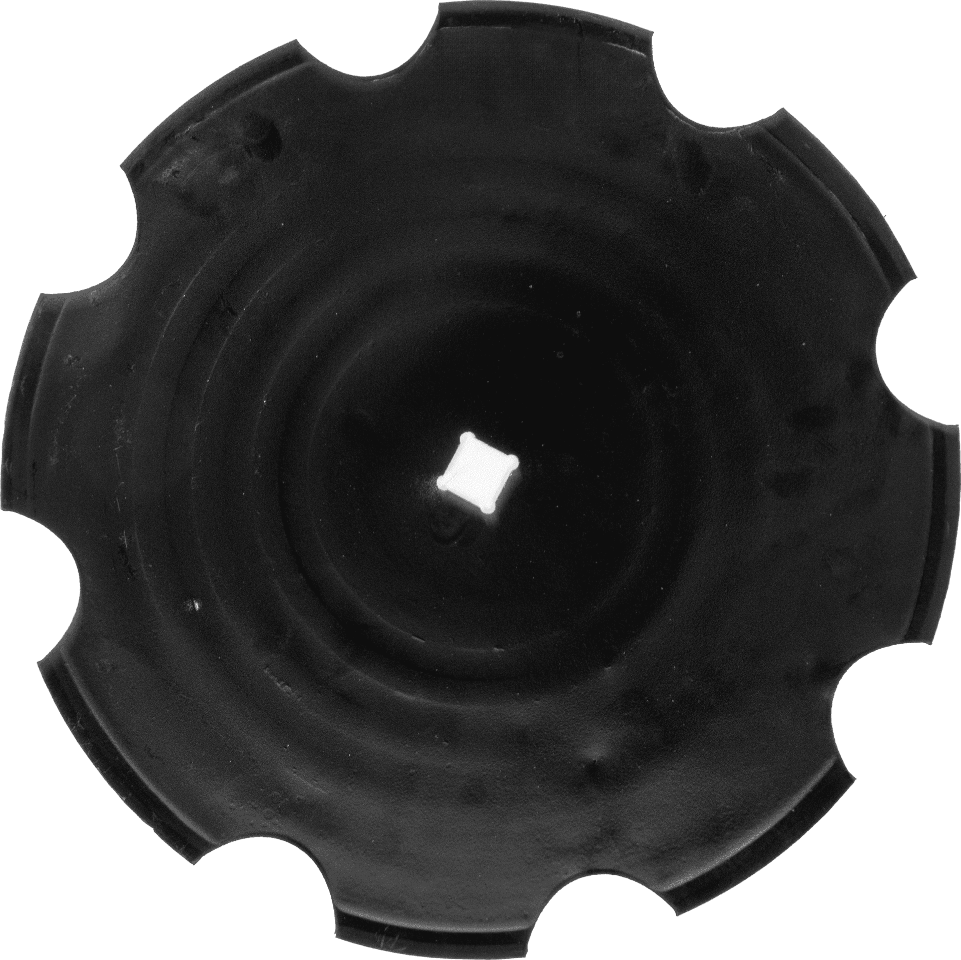 Disco frangizolle dentato con Ø 410mm spessore 3mm e foro quadrato di 26mm in Dischi di sgrossatura GardenStore - Novellara, commercioVirtuoso.it