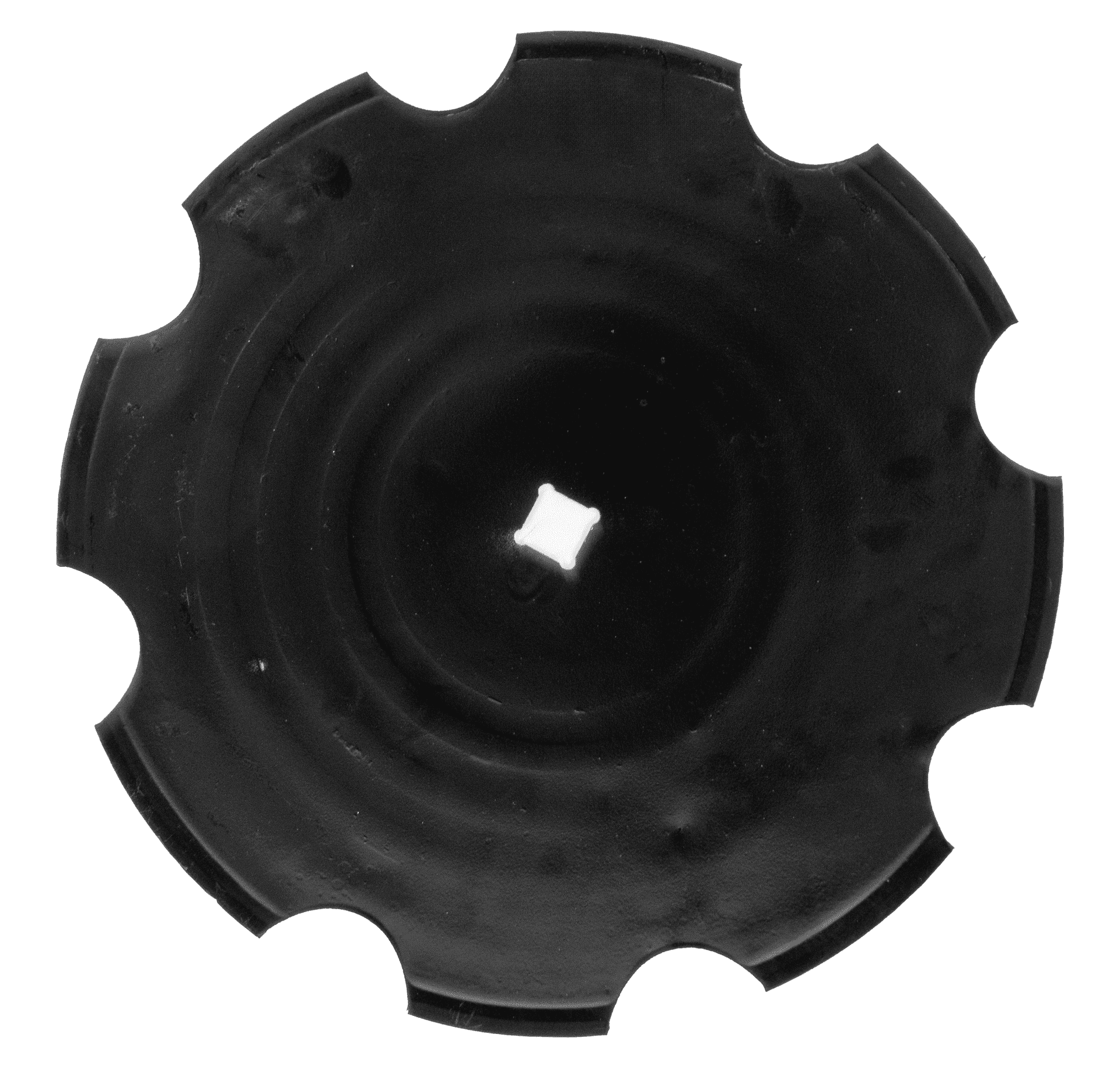 Disco frangizolle dentato con Ø 410mm spessore 3mm e foro quadrato di 26mm in Dischi di sgrossatura GardenStore - Novellara, commercioVirtuoso.it