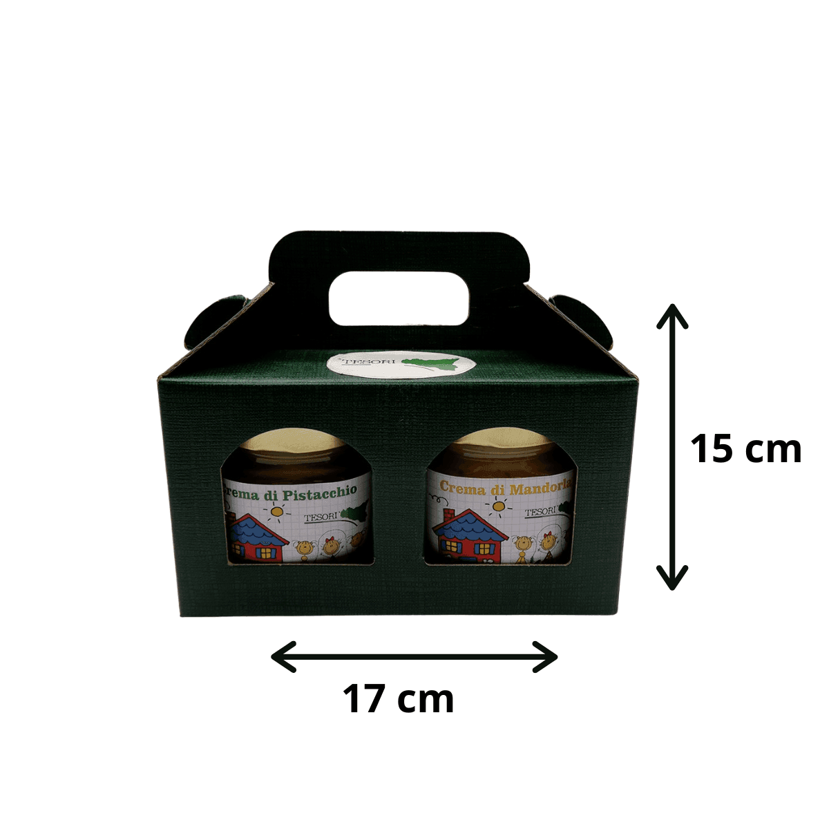 Cream Box Pistacchio - Mandorle Creme Spalmabili Siciliane 200g in Creme e cioccolati spalmabili Tesori Di Sicilia - Nicosia, commercioVirtuoso.it