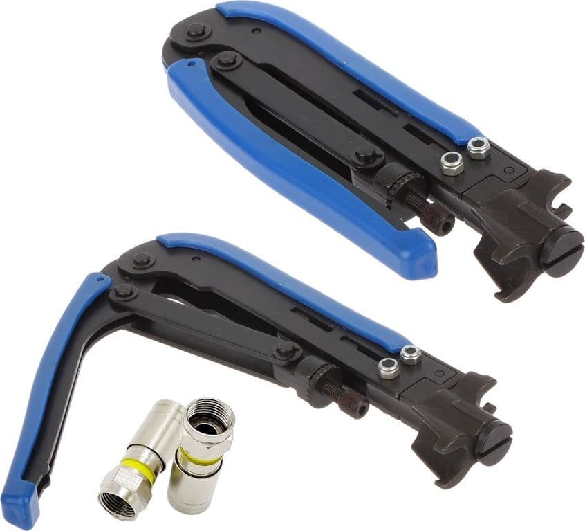 Pinza Crimpatrice per connettori F a compressione RG59 / RG6 / RG11