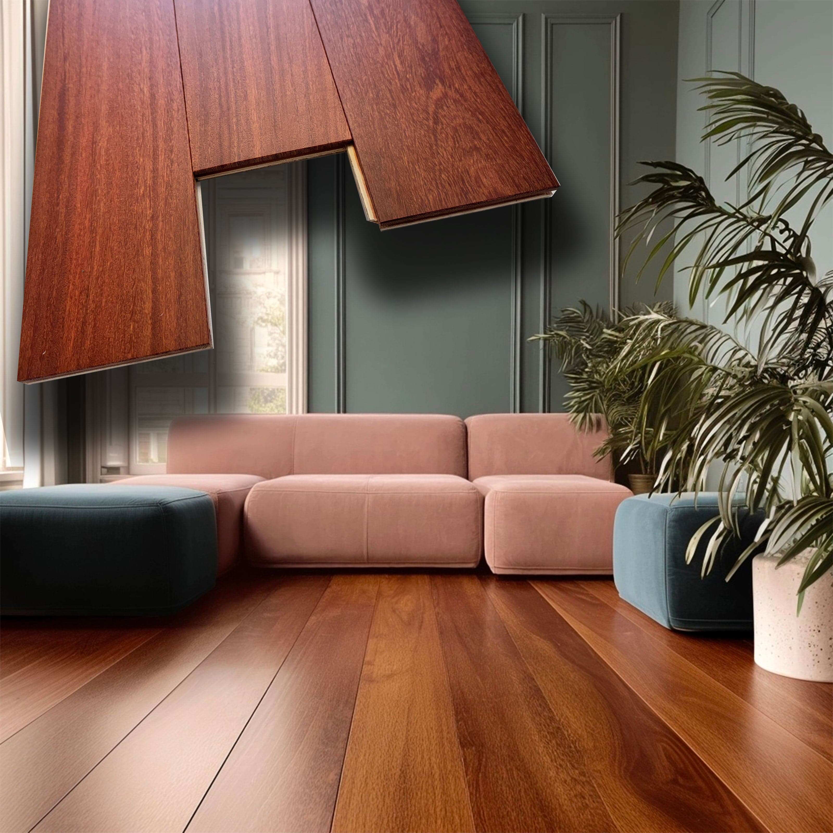 €35,99MQ *MEGA STOCK* Lotto da 92mq di Listone prefinito CUMARU Vern. bisell. liscio 15x120x900/2000mm (6 nobile)
