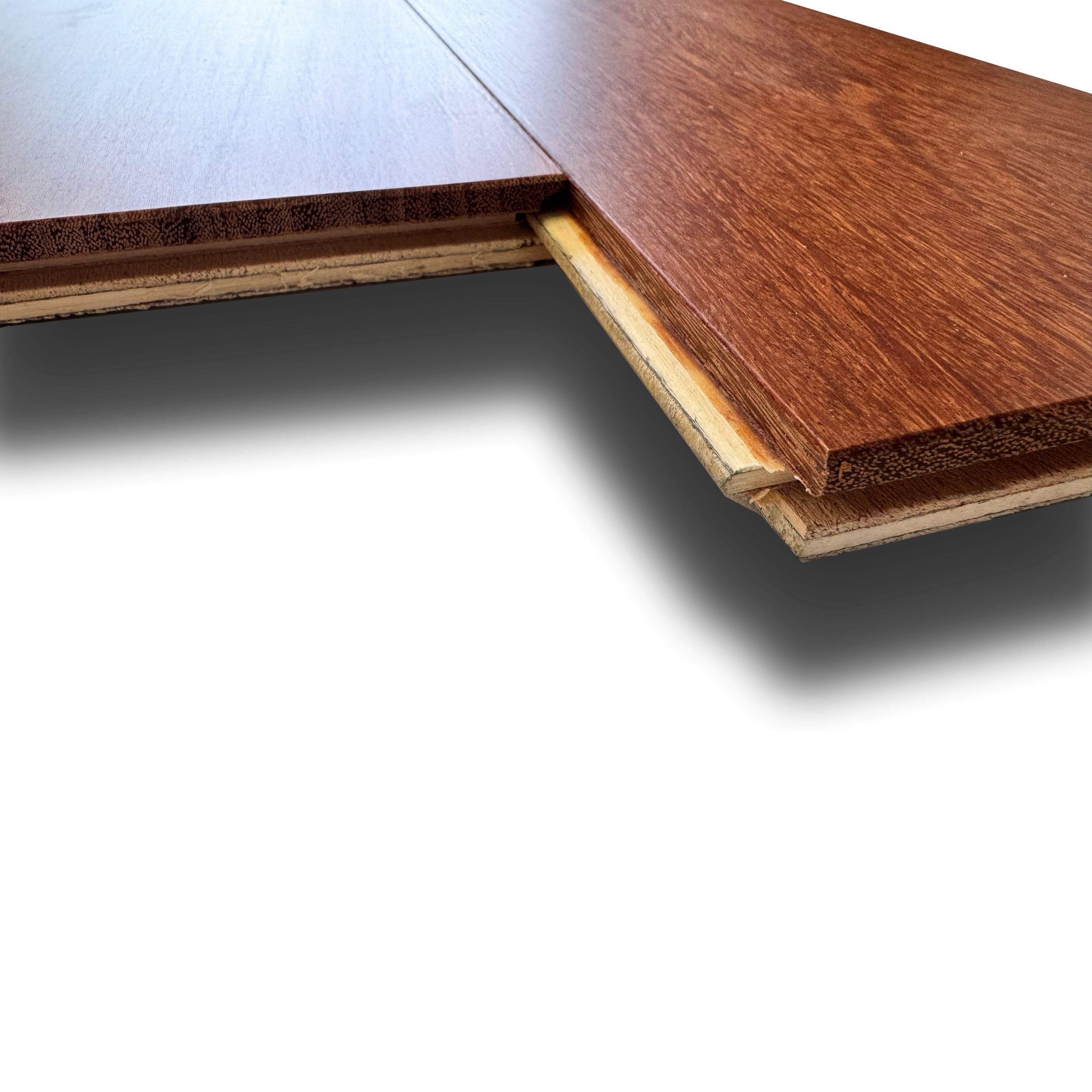 €35,99MQ *MEGA STOCK* Lotto da 92mq di Listone prefinito CUMARU Vern. bisell. liscio 15x120x900/2000mm (6 nobile) - Eternal Parquet