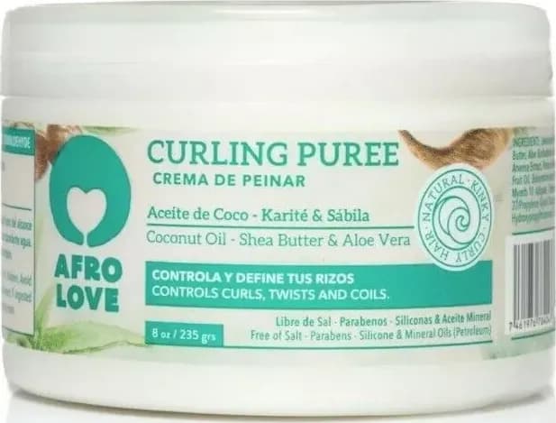 AFRO LOVE CURLING PUREE CREMA DE PEINAR 450G PER CAPELLI