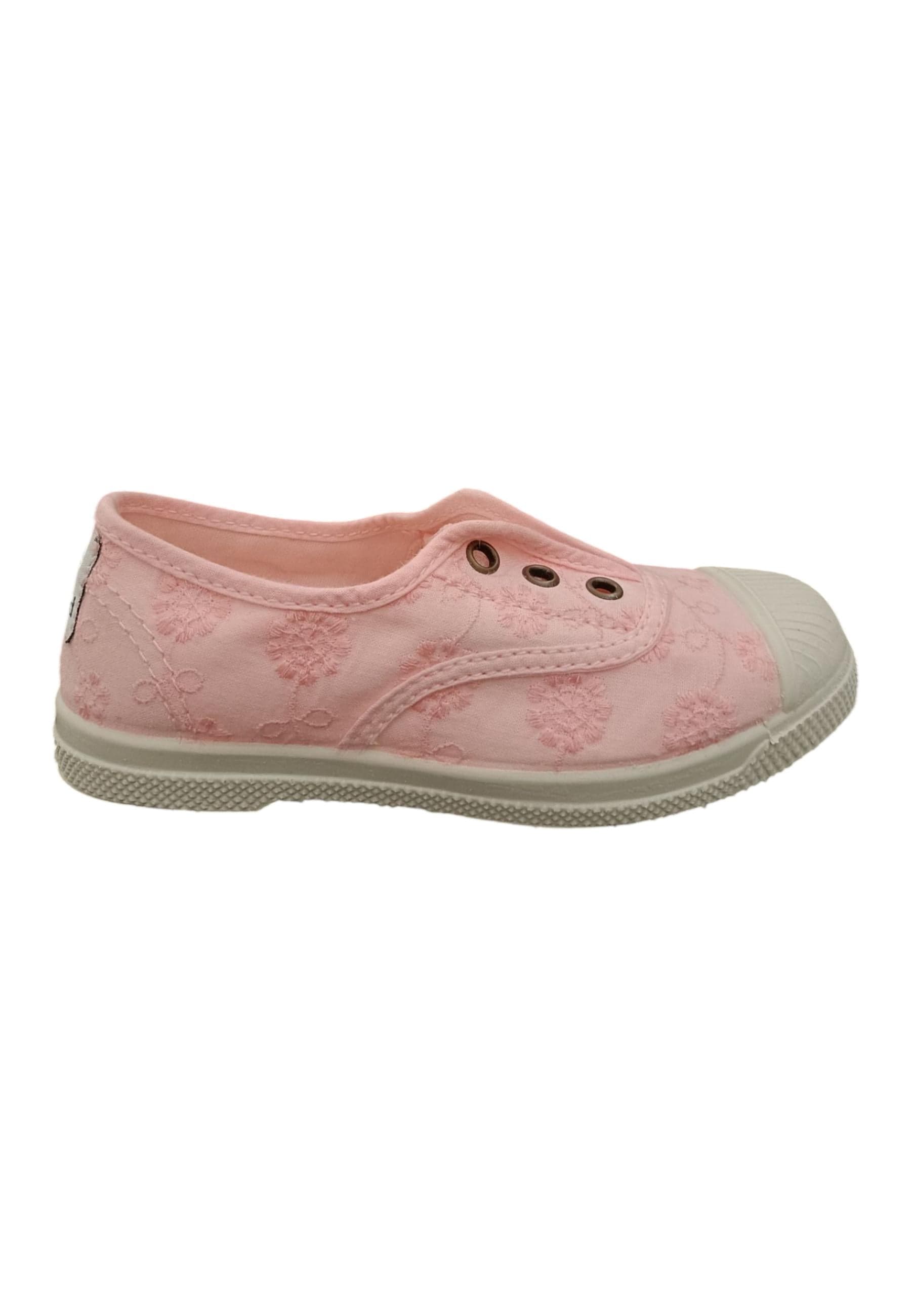 Scarpe sneakers Bambine e ragazze natural world 474  rosa elastico - 6