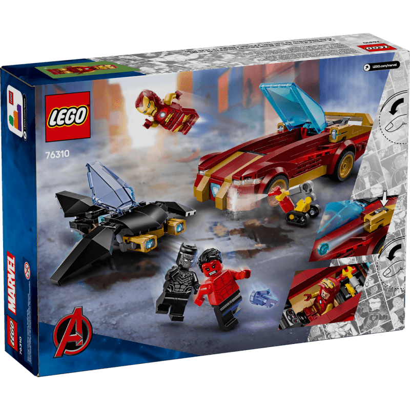 Auto Di Iron Man Car E Black Panther Contro Hulk Rosso - Lego Marvel 76310 in Animali Cartoleria Deja Vu - Crotone, commercioVirtuoso.it