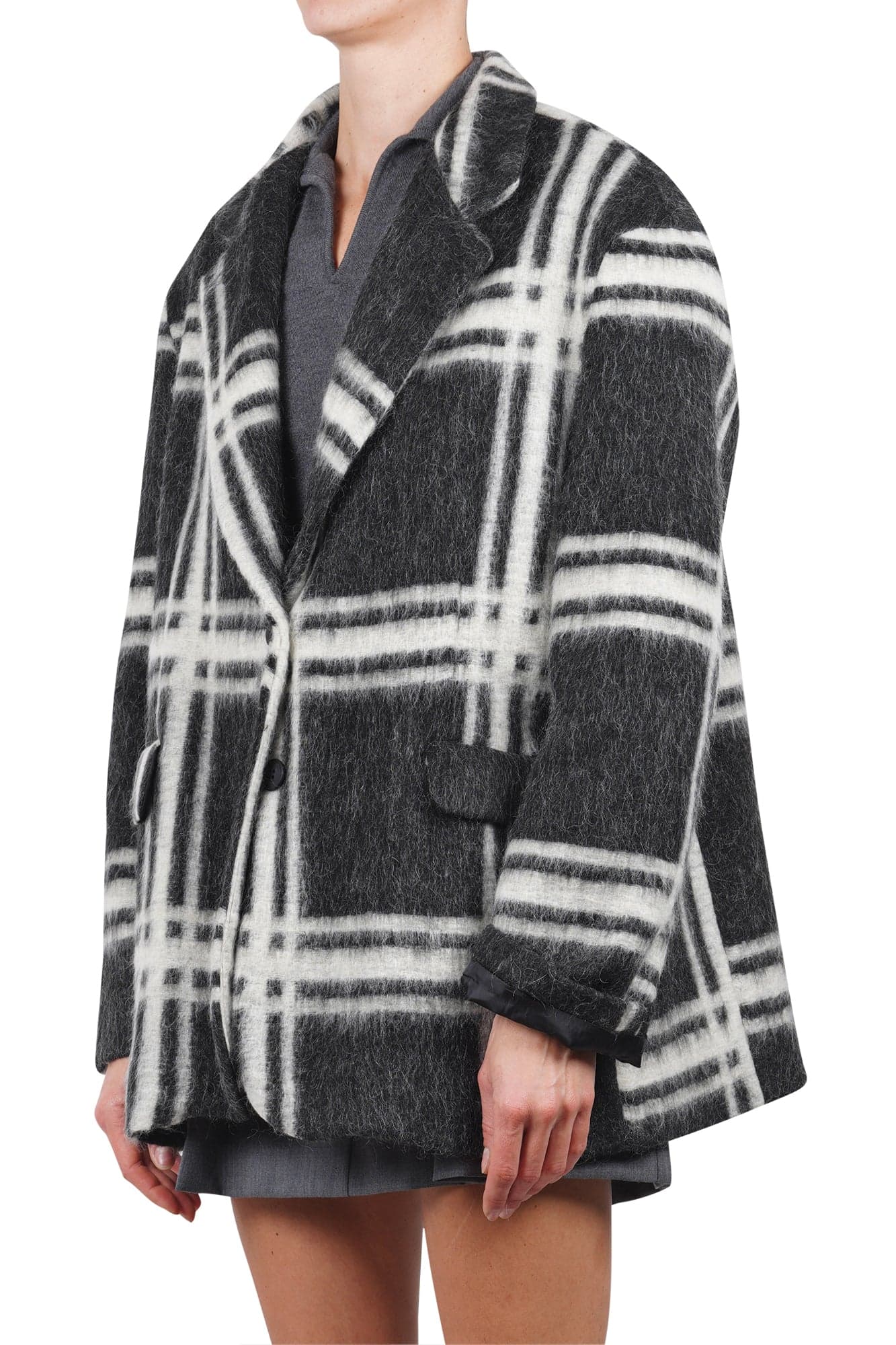 LA FEMME BLANCHE La Femme Blanche - Giacca - 461705 - Bianco/Nero da donna in Giacche da abito e blazer Drestige - Casamassima, commercioVirtuoso.it
