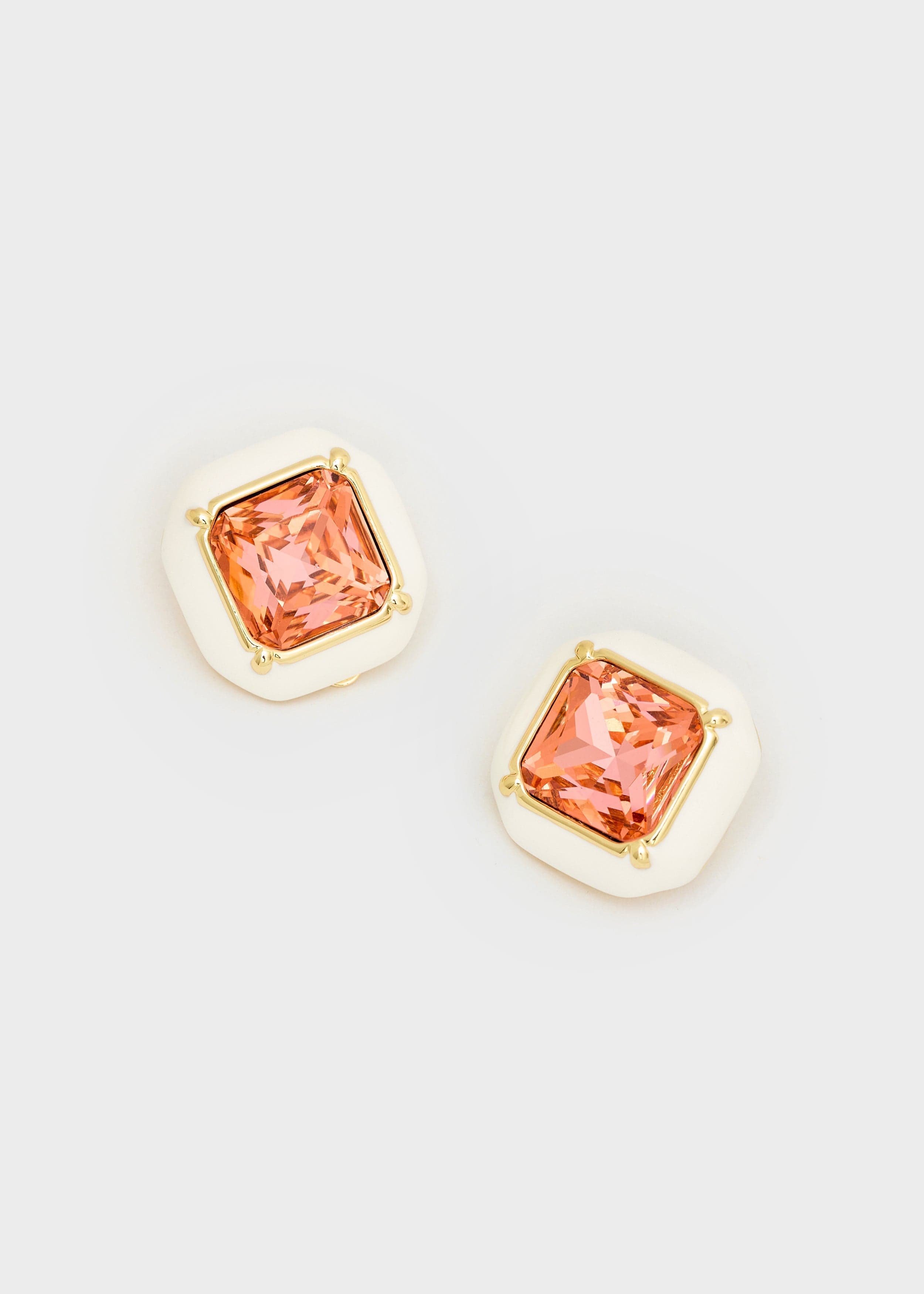 Orecchini serena con pietra bianco e rosa in Cinture Kanal 32 - Santa Maria di Licodia, commercioVirtuoso.it