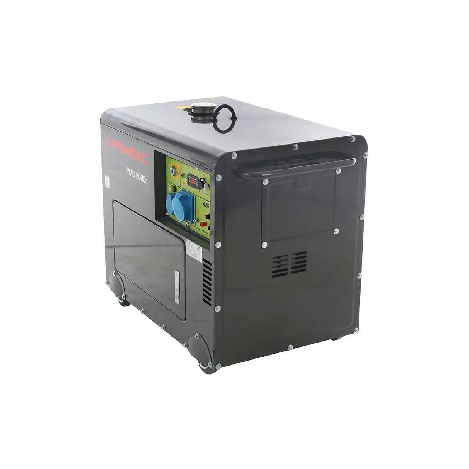 Generatore "PMD 5000 S" motore OHV monofase con funzionamento a diesel e avviamento elettrico 5000 W in Generatori La Zappa - Altamura, commercioVirtuoso.it