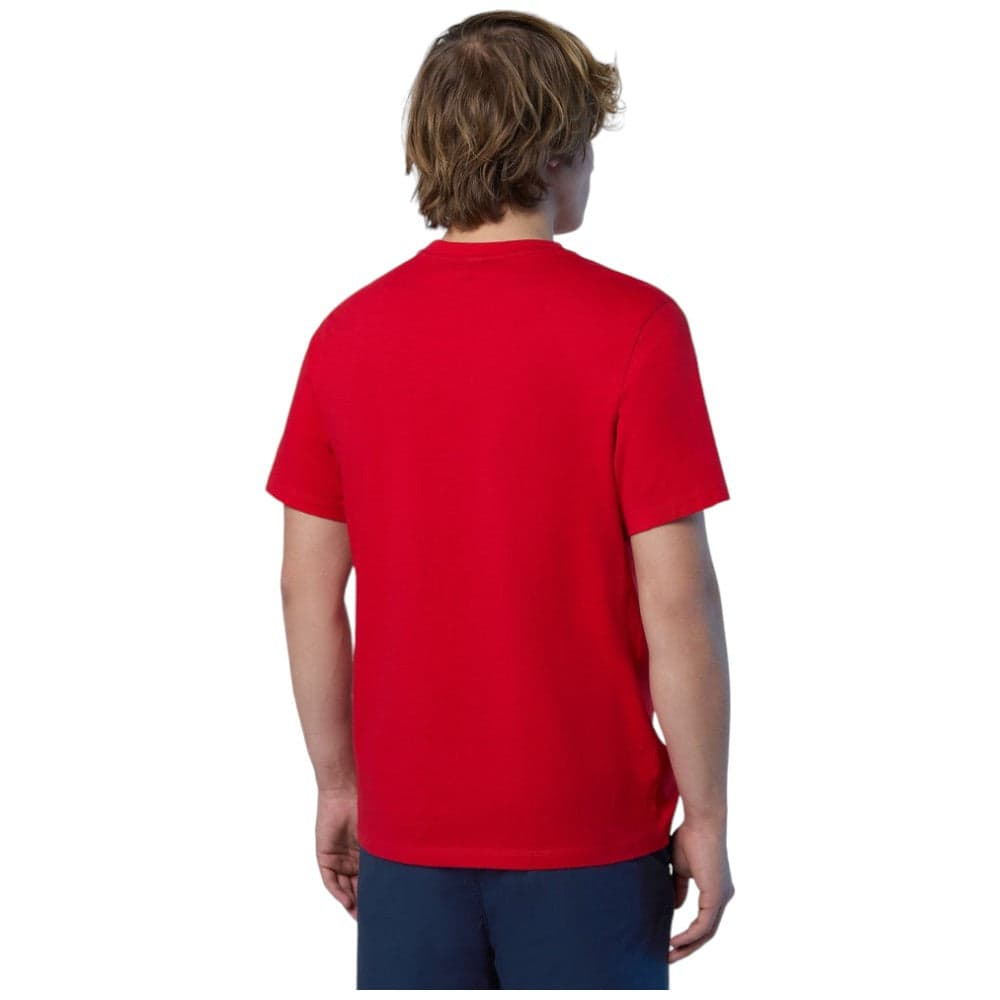 North Sails t-shirt rossa basic 692970 in T-shirt Prodotti di Classe - Nocera Superiore, commercioVirtuoso.it
