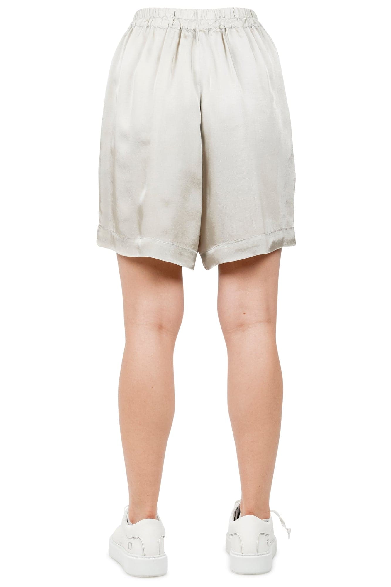 JUCCA Jucca - Shorts - 451701 - Grigio perla da donna in Pantaloncini Drestige - Casamassima, commercioVirtuoso.it
