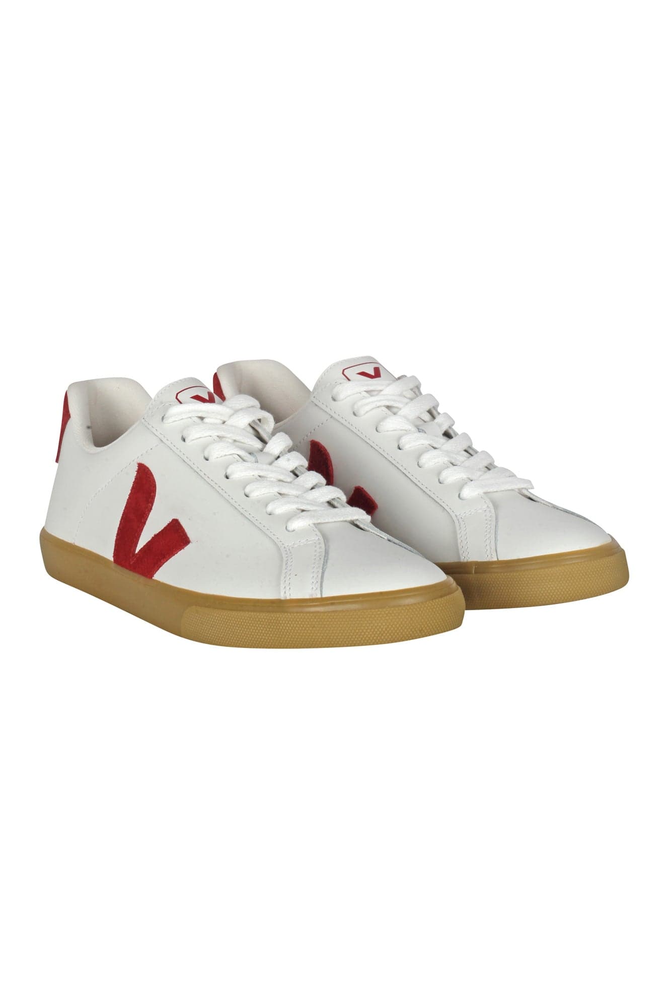 VEJA Veja - Sneakers - 460802 - Bianco/Rosso da donna in Sneaker casual Drestige - Casamassima, commercioVirtuoso.it