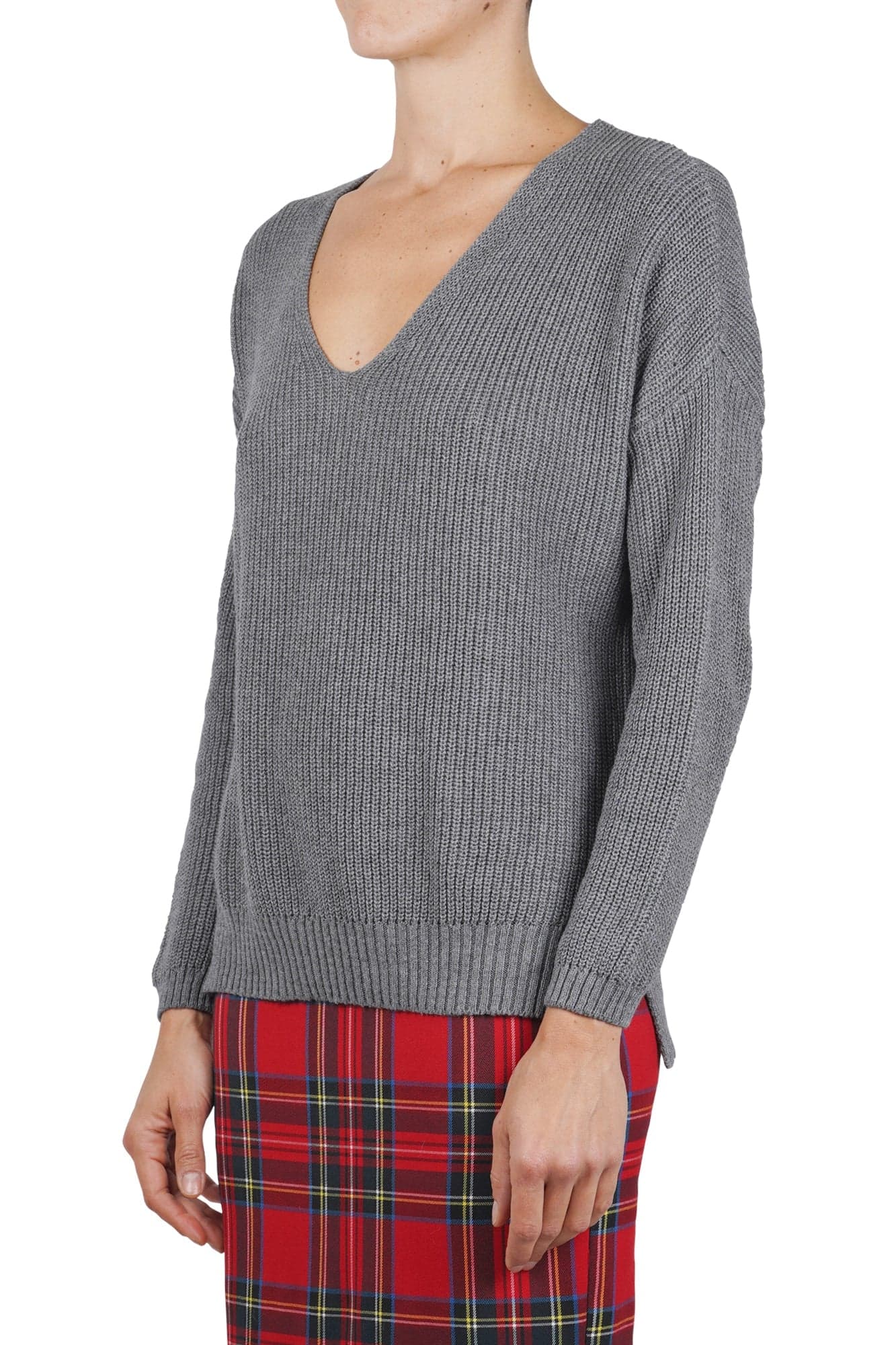 LA FEMME BLANCHE La Femme Blanche - Maglia - 461399 - Grigio da donna in Felpe senza cappuccio Drestige - Casamassima, commercioVirtuoso.it