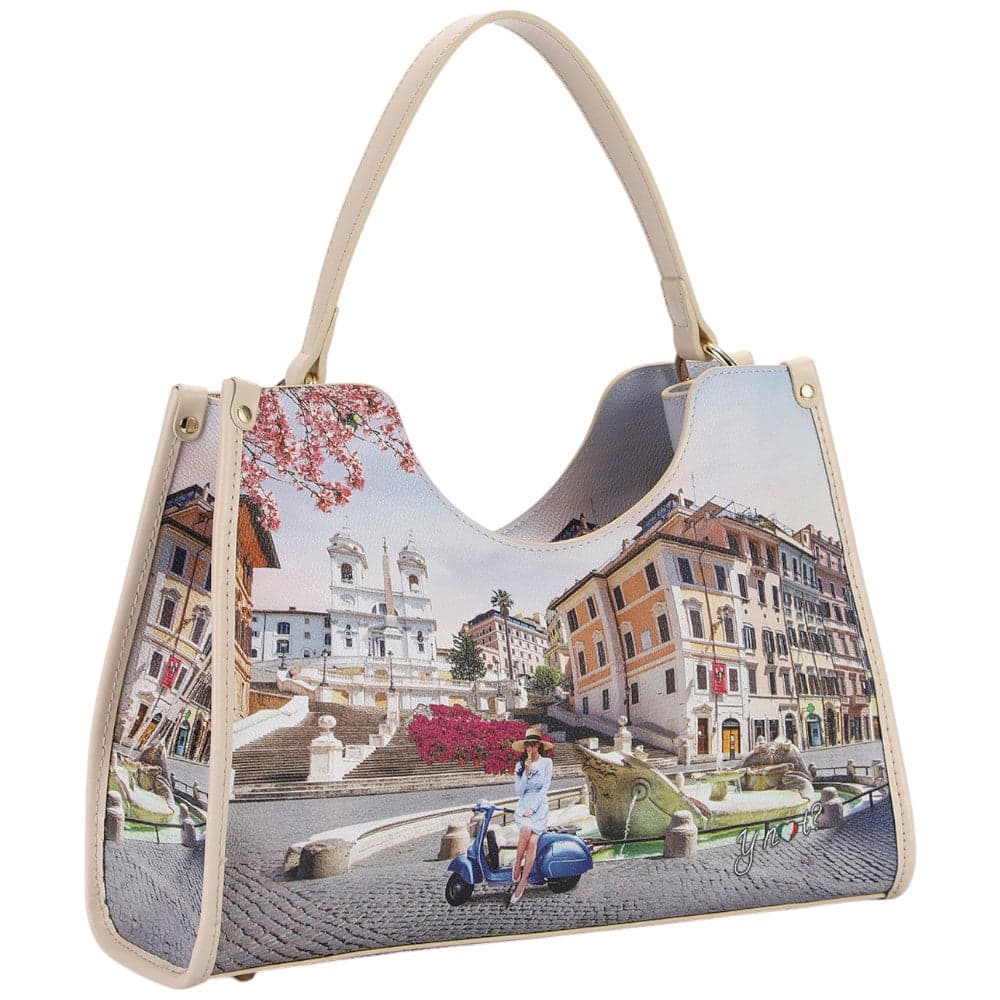 YNot beauty tote bag small stampa Vacanza Romana YES704S5 Borse YNot