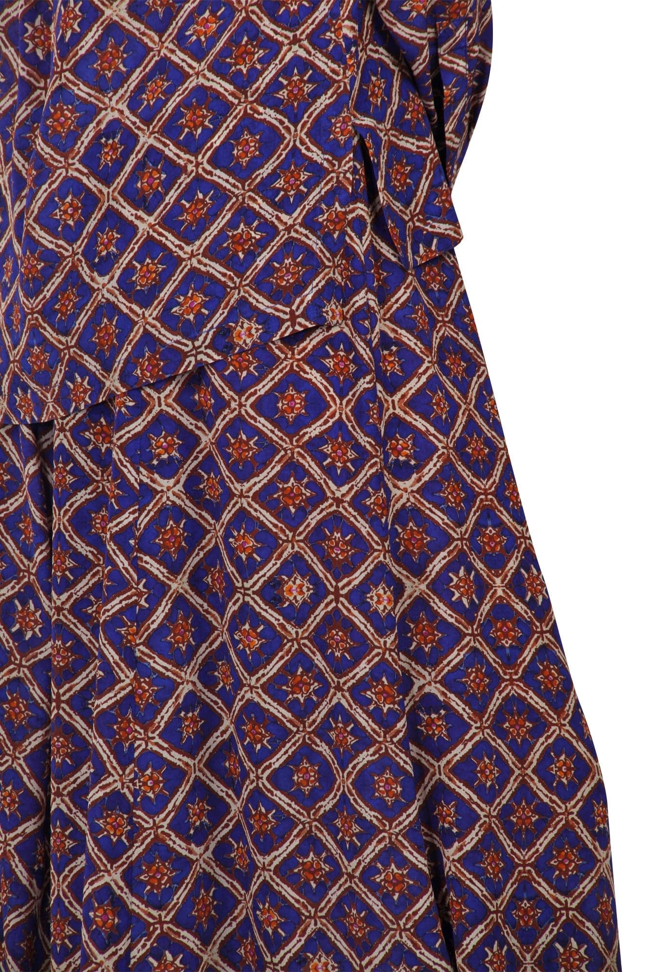 MALIPARMI Maliparmi - Pantalone - 450750 - Blu/Marrone da donna in Pantaloni Drestige - Casamassima, commercioVirtuoso.it