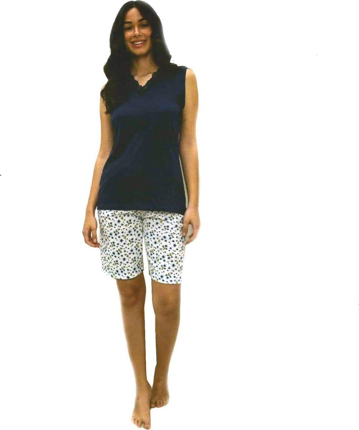art. 25d21753 pigiama donna kissimo biancaluna