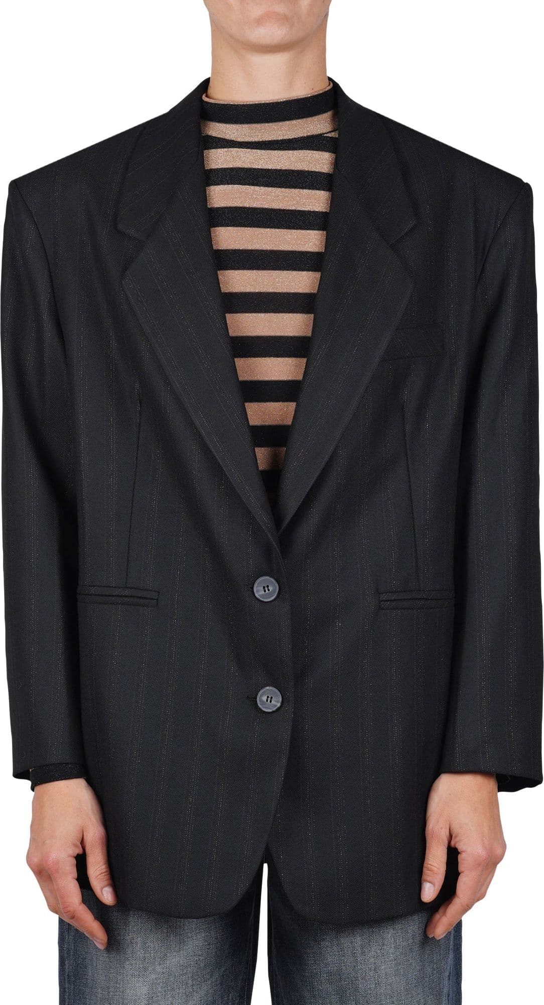 LA FEMME BLANCHE La Femme Blanche - Giacca - 461450 - Nero da donna in Giacche da abito e blazer Drestige - Casamassima, commercioVirtuoso.it