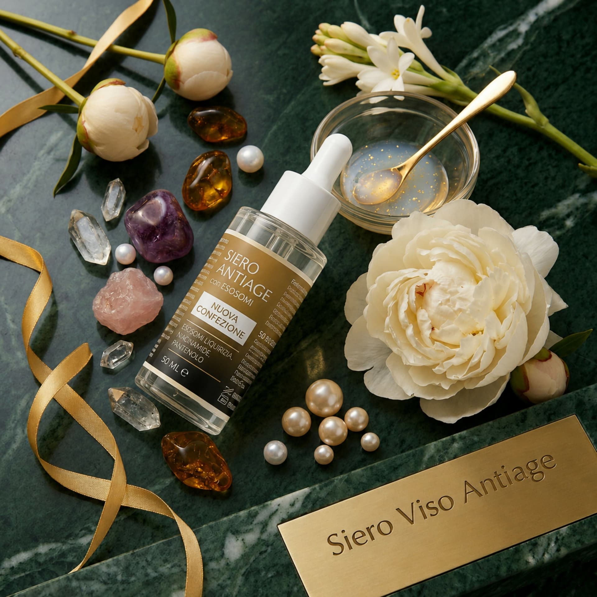 Siero Viso Antiage con Esosomi – Idratante e Rivitalizzante – Effetto Pelle Liscia e Luminosa – Adatto a Tutti i Tipi di Pelle – 50 ml in Sieri e liquidi BasketGuru Italia - Palermo, commercioVirtuoso.it