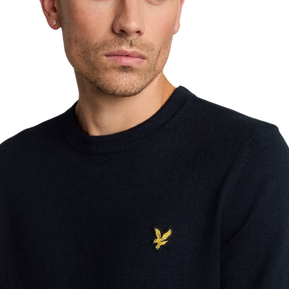 Lyle & Scott pullover merino dark navy  KN2110VC in Maglioni Prodotti di Classe - Nocera Superiore, commercioVirtuoso.it