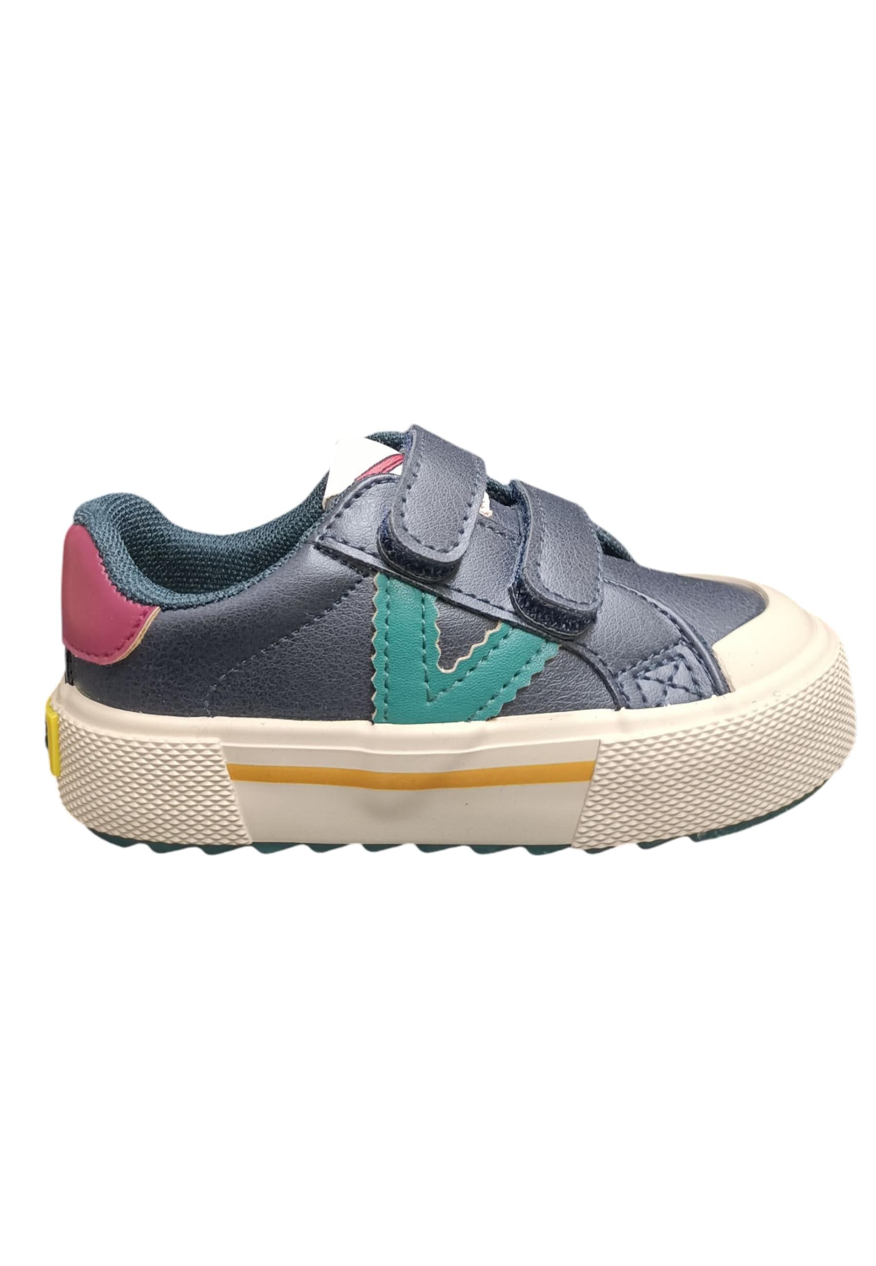 Scarpe sneakers Bambini e ragazzi Victoria tribu blue-verde acqua velcro - 6