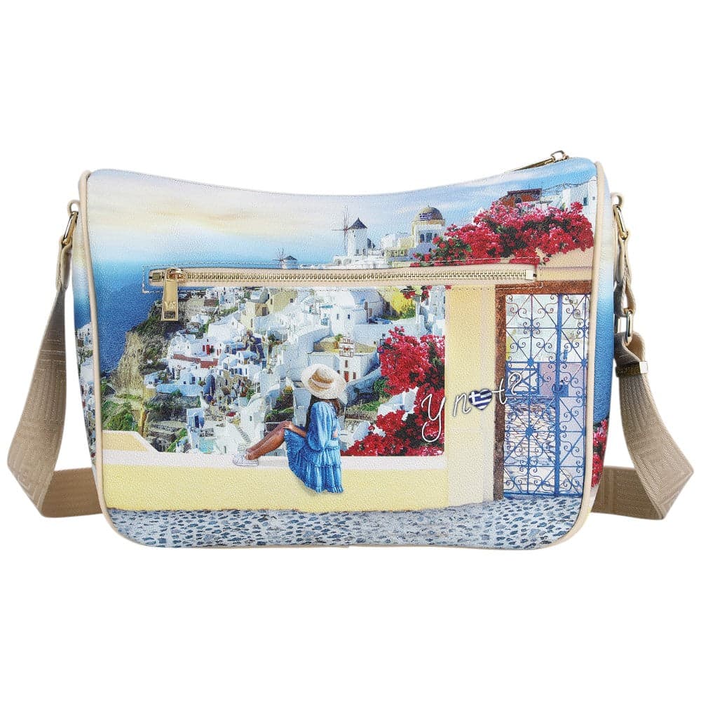 YNot borsa a tracolla shoulder bag stampa Greek Summer YES370S5 Borse YNot