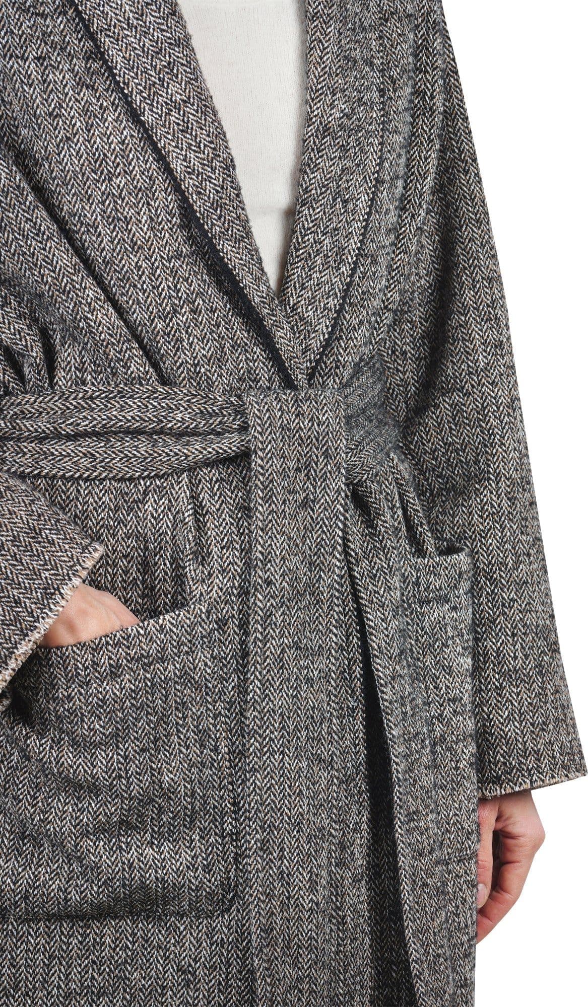 JUCCA Jucca - Cappotto - 461649 - Fantasia Beige da donna in Cappotti Drestige - Casamassima, commercioVirtuoso.it